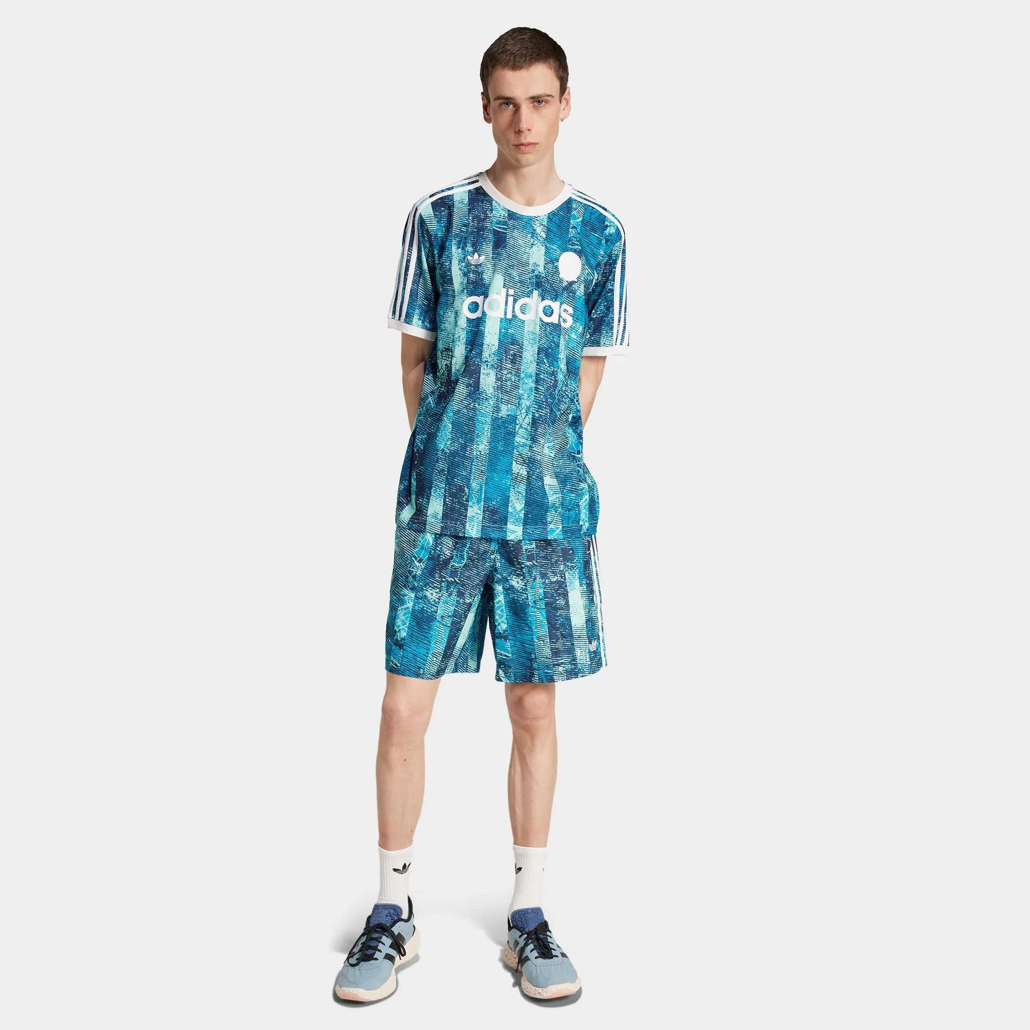 Mens Adidas adidas FTB Swim Shorts Multicolour / Clear Mint