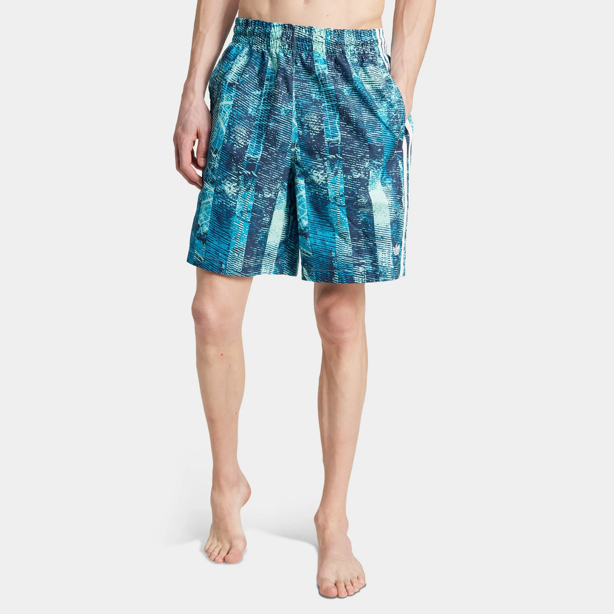 Mens Adidas adidas FTB Swim Shorts Multicolour / Clear Mint