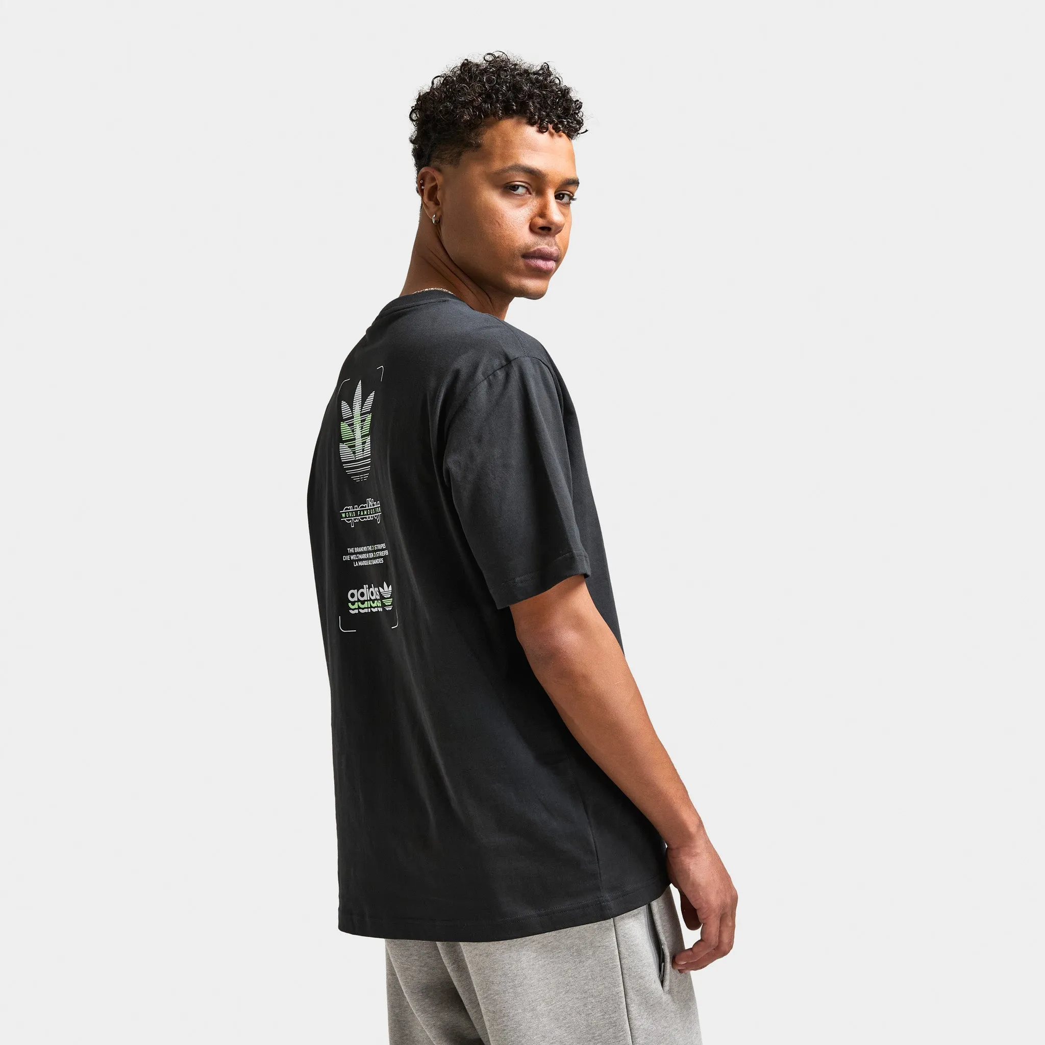 Mens Adidas adidas New Edge T-Shirt / Black
