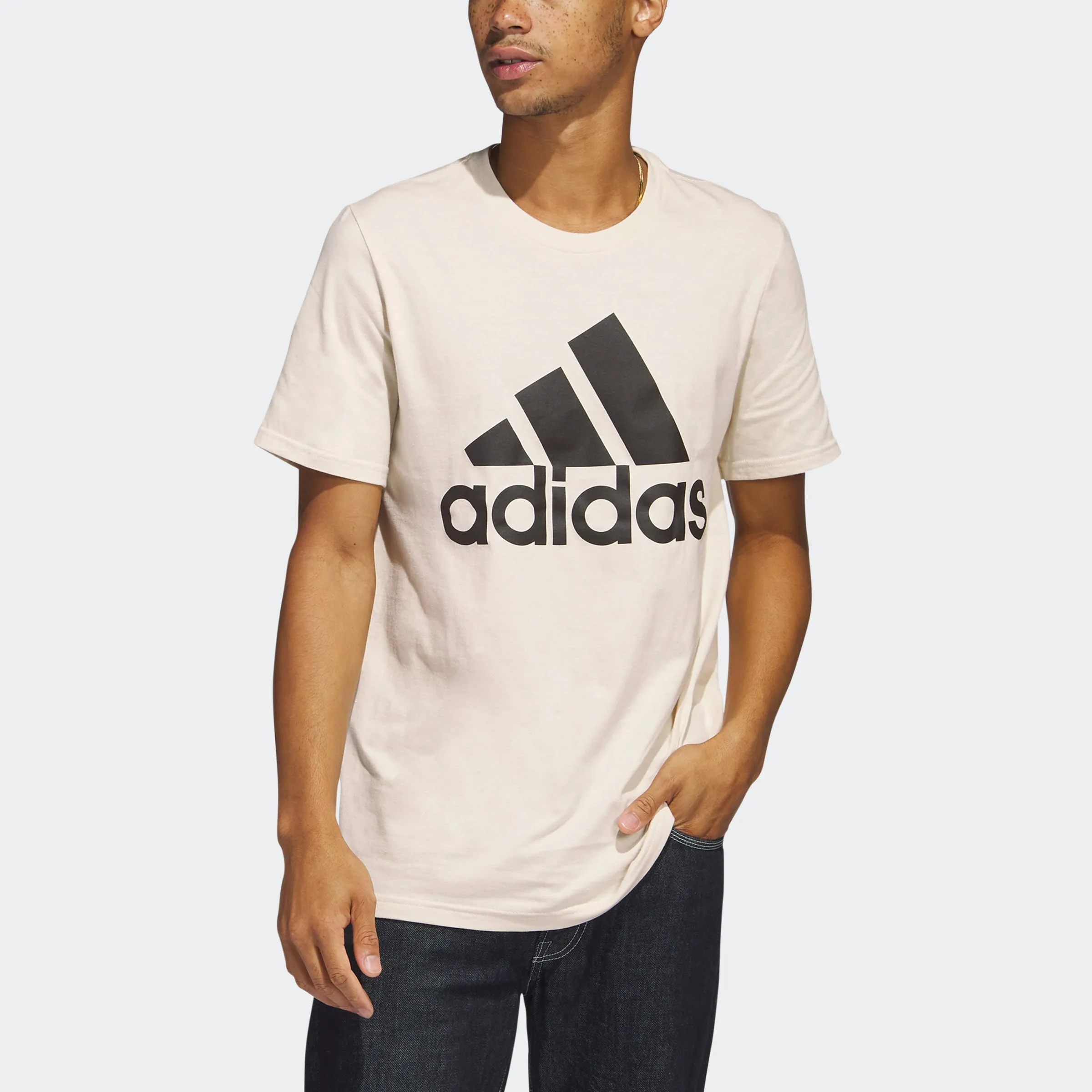 Men's adidas Amplifier Short Sleeve Badge of Sport Tee adidas Shoes