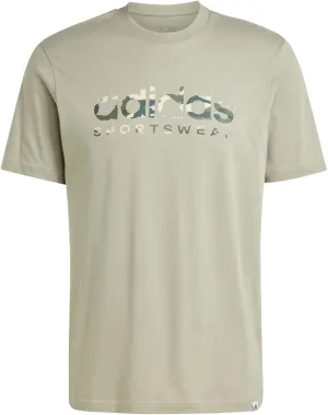 Men's Camo Linear Graphic T-Shirt