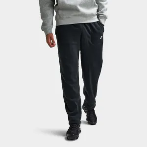 Mens Nike Nike Club Winterized Pants Black / White