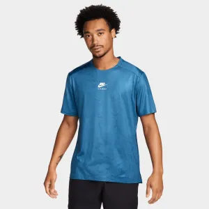 Mens Nike Nike Sportswear Air Max All-over Print Dri-FIT T-shirt Court Blue / White