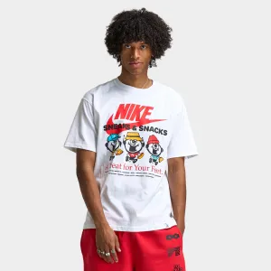 Mens Nike Nike Sportswear Max90 Sole Food Graphic T-Shirt / White