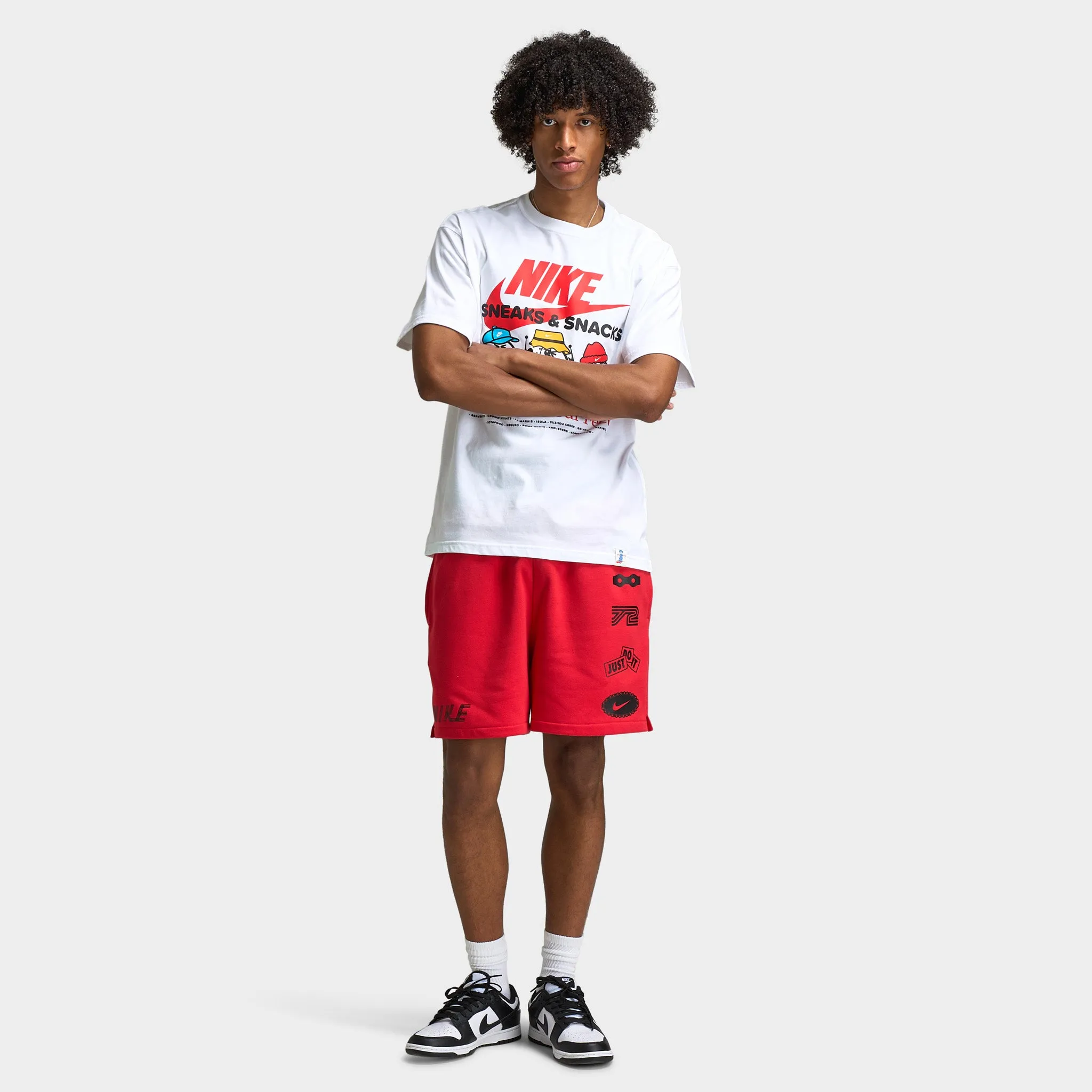 Mens Nike Nike Sportswear Max90 Sole Food Graphic T-Shirt / White
