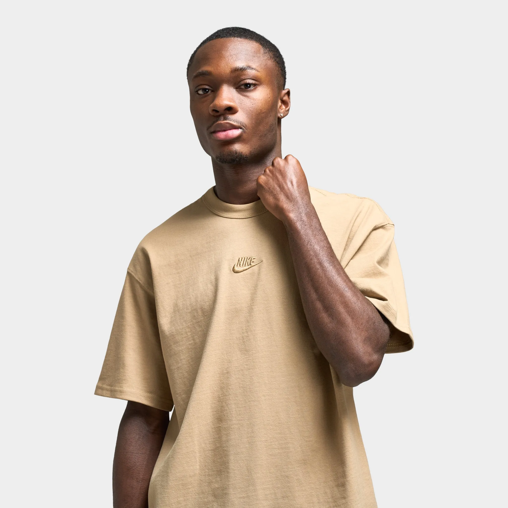 Mens Nike Nike Sportswear Premium Essential T-Shirt / Parachute Beige