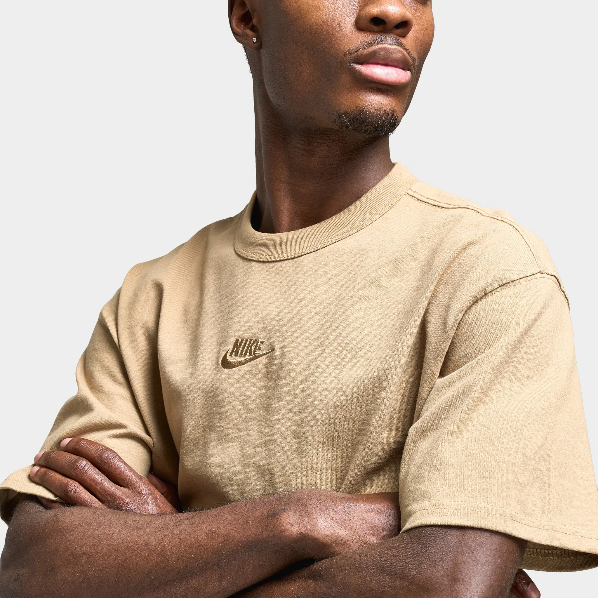 Mens Nike Nike Sportswear Premium Essential T-Shirt / Parachute Beige