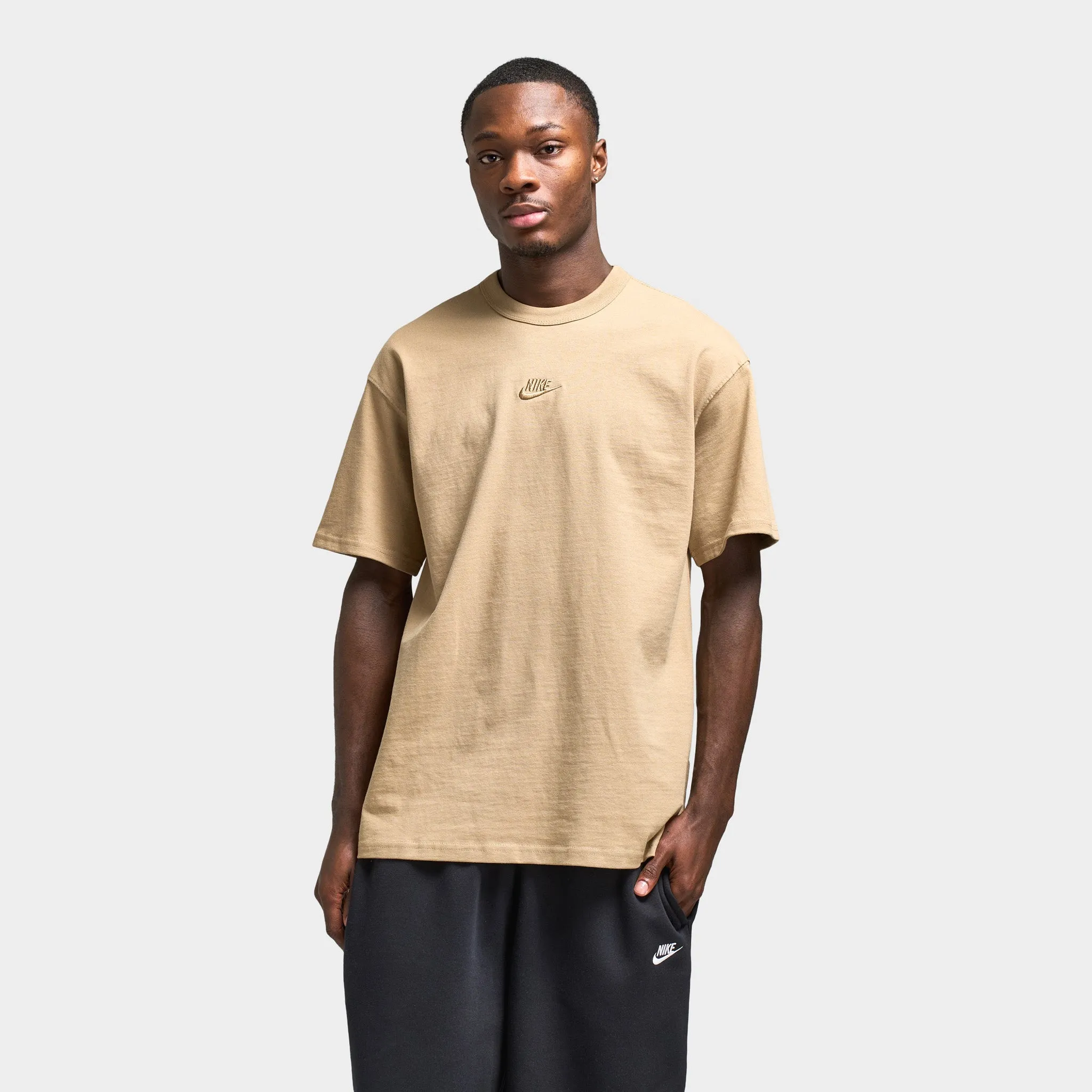 Mens Nike Nike Sportswear Premium Essential T-Shirt / Parachute Beige