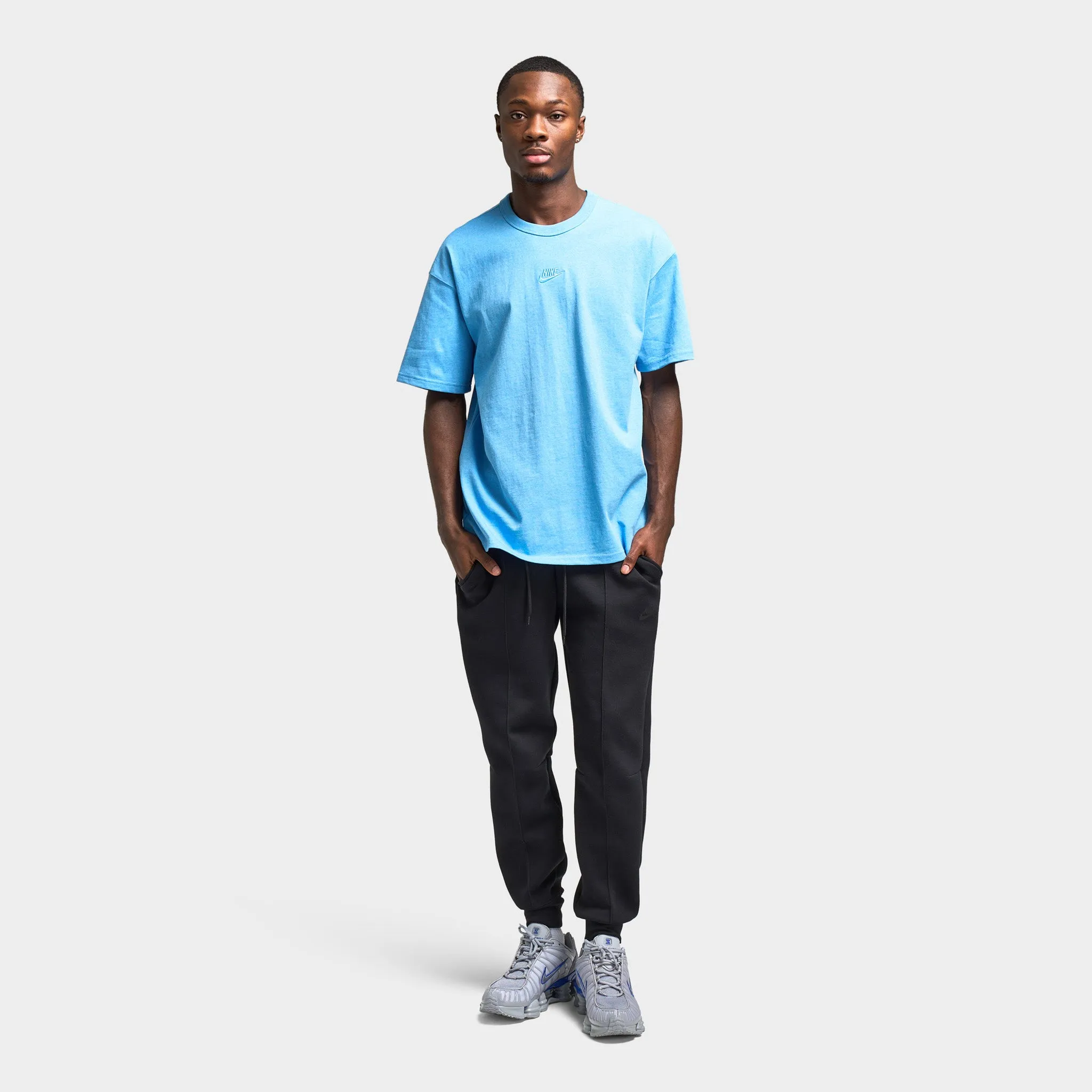 Mens Nike Nike Sportswear Premium Essential T-Shirt University Blue / Htr