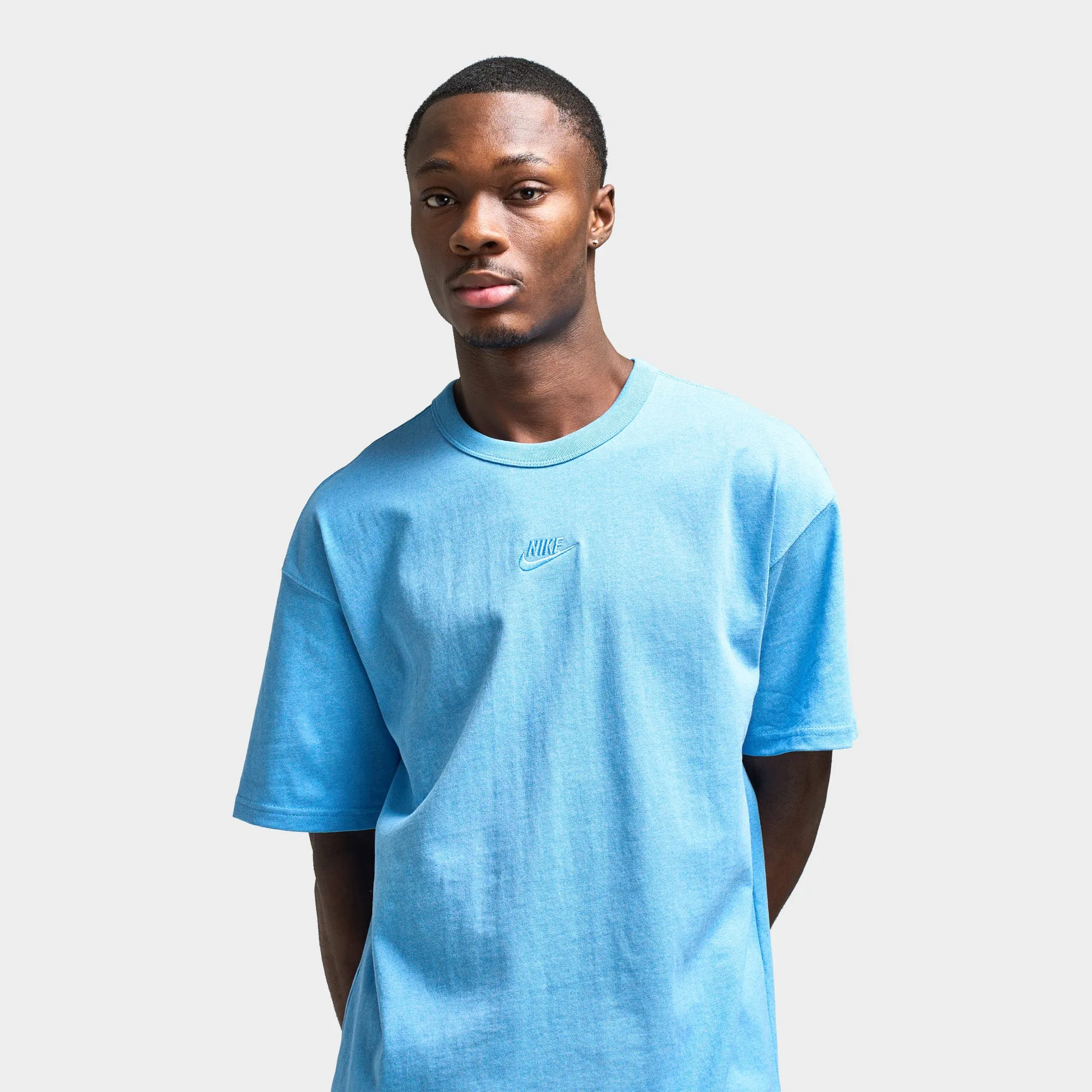 Mens Nike Nike Sportswear Premium Essential T-Shirt University Blue / Htr