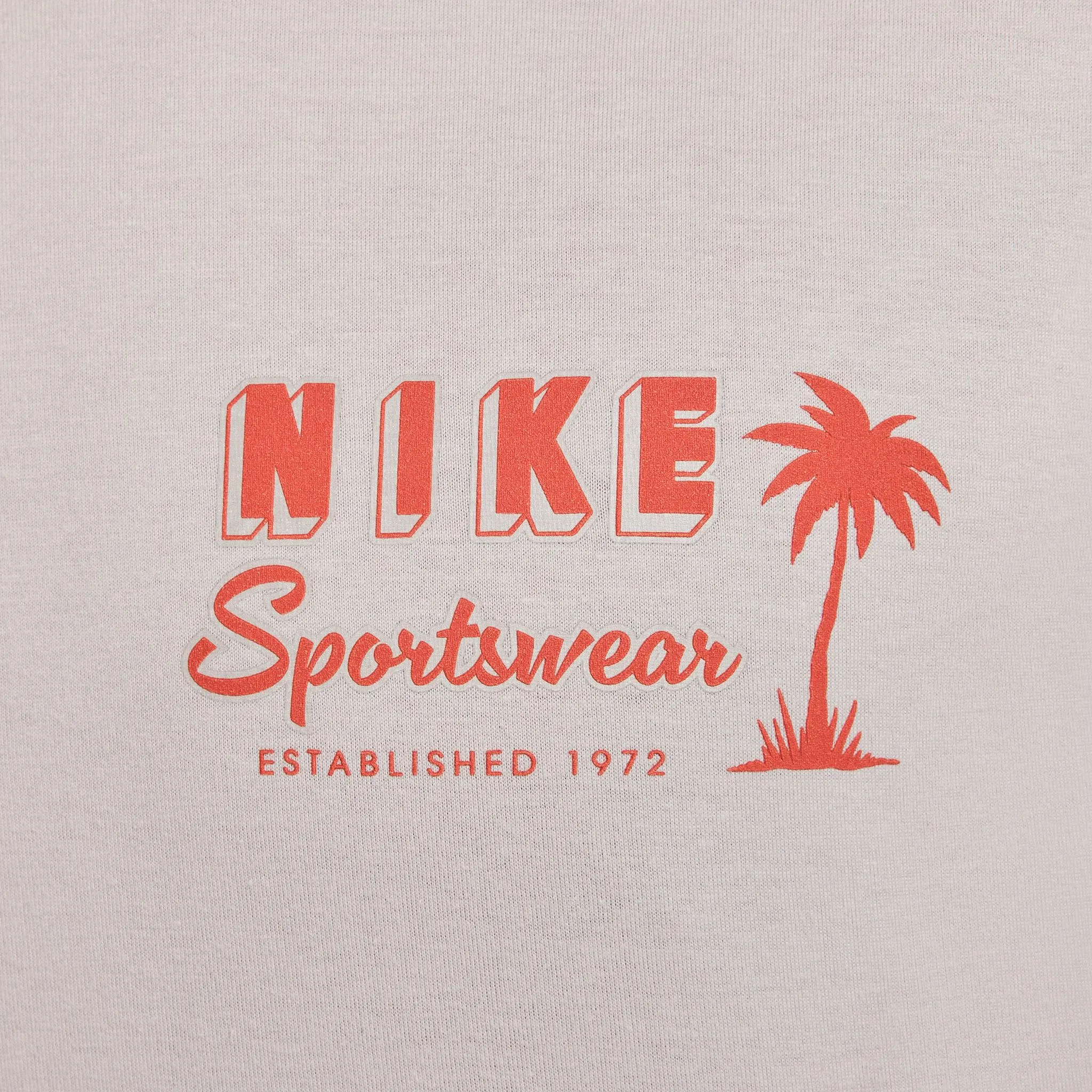 Mens Nike Nike Sportswear T-Shirt Sweet Light Iron Ore / Cinnabar