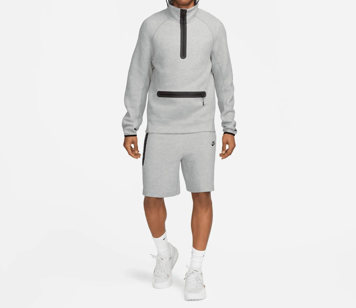 Men's Sportswear Tech Fleece Shorts In Dark Grey Heather/black