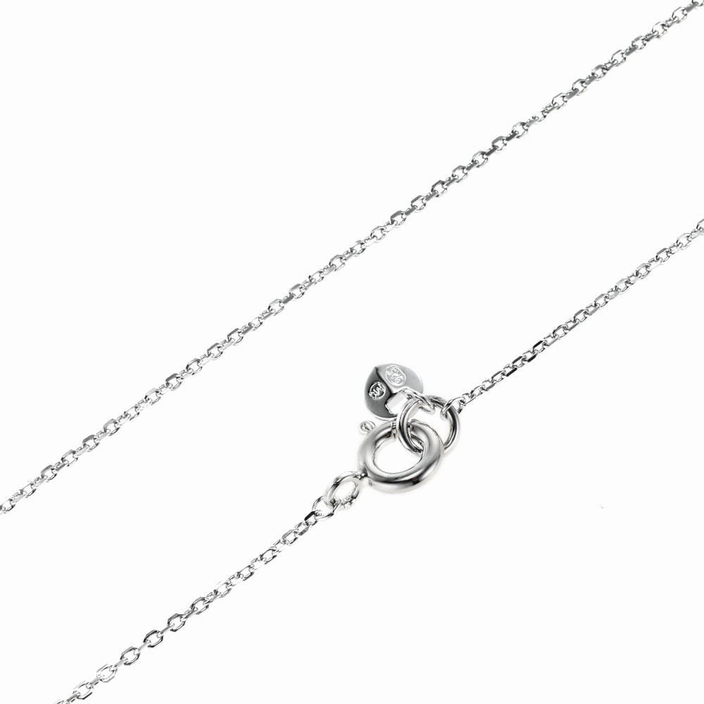 Michael Kors Sterling Silver Premium Pave Cushion Cut Pendant with Chain