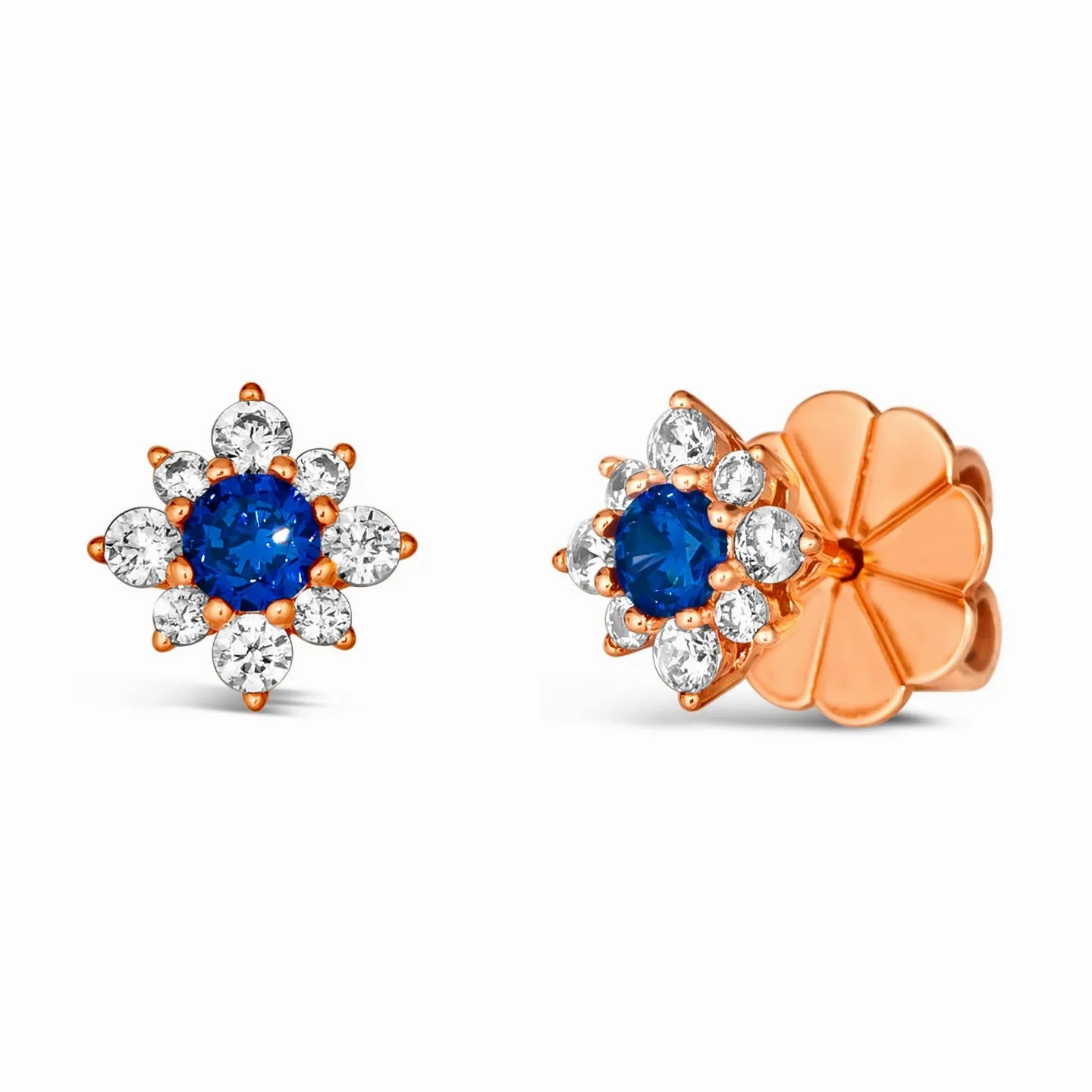 Mini Daisy Diamond Crystalline Studs