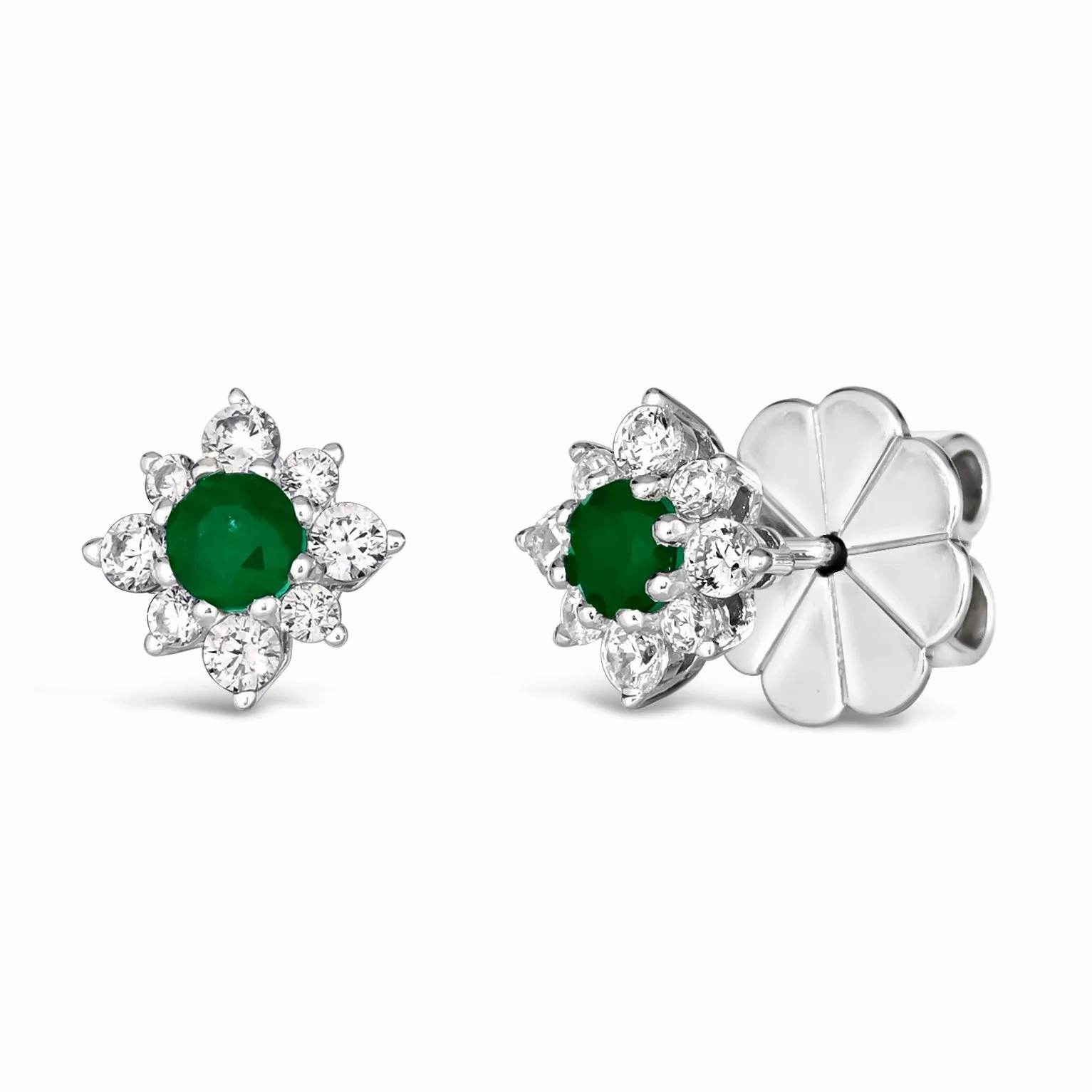 Mini Daisy Diamond Crystalline Studs