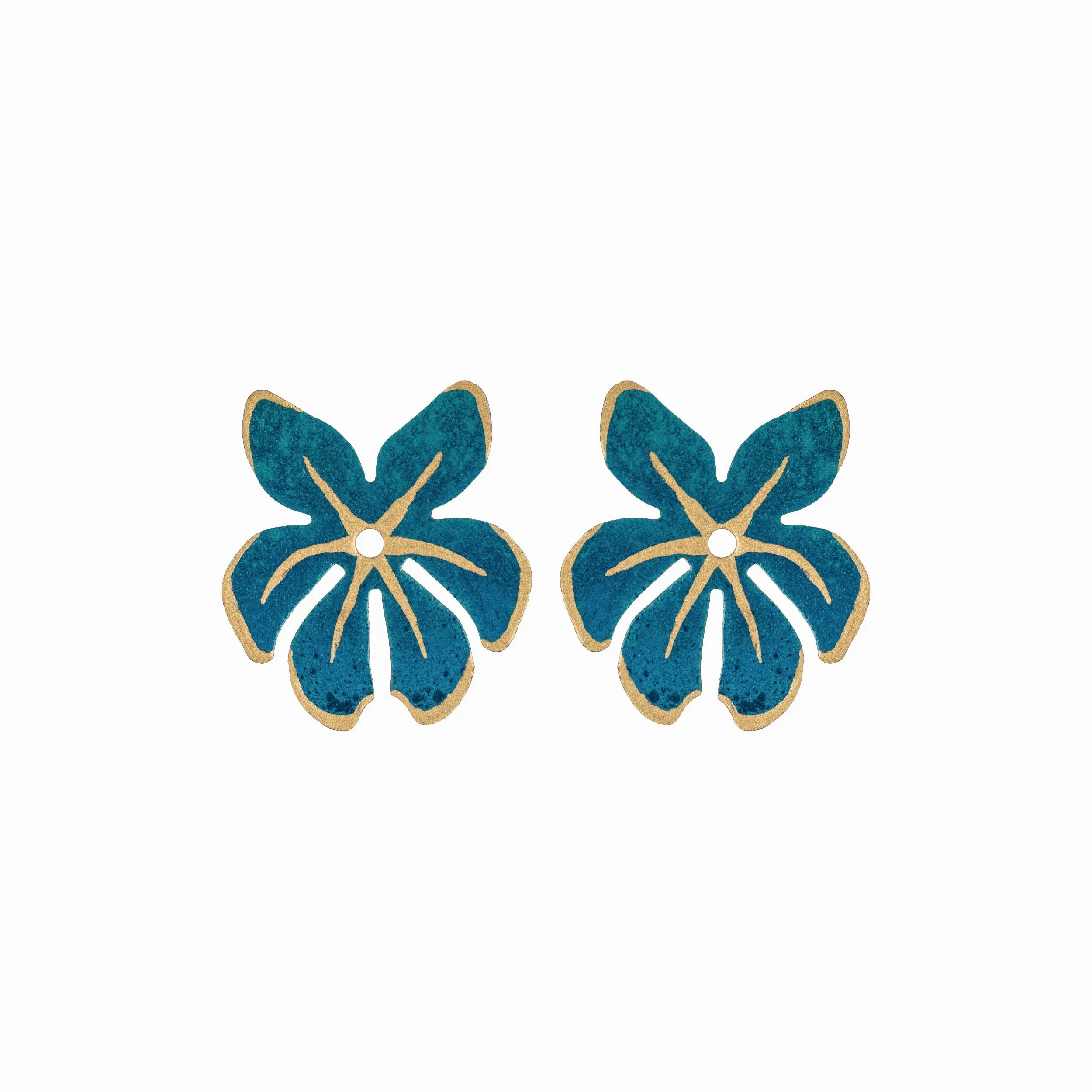 Mini Teal Tahiti Earrings