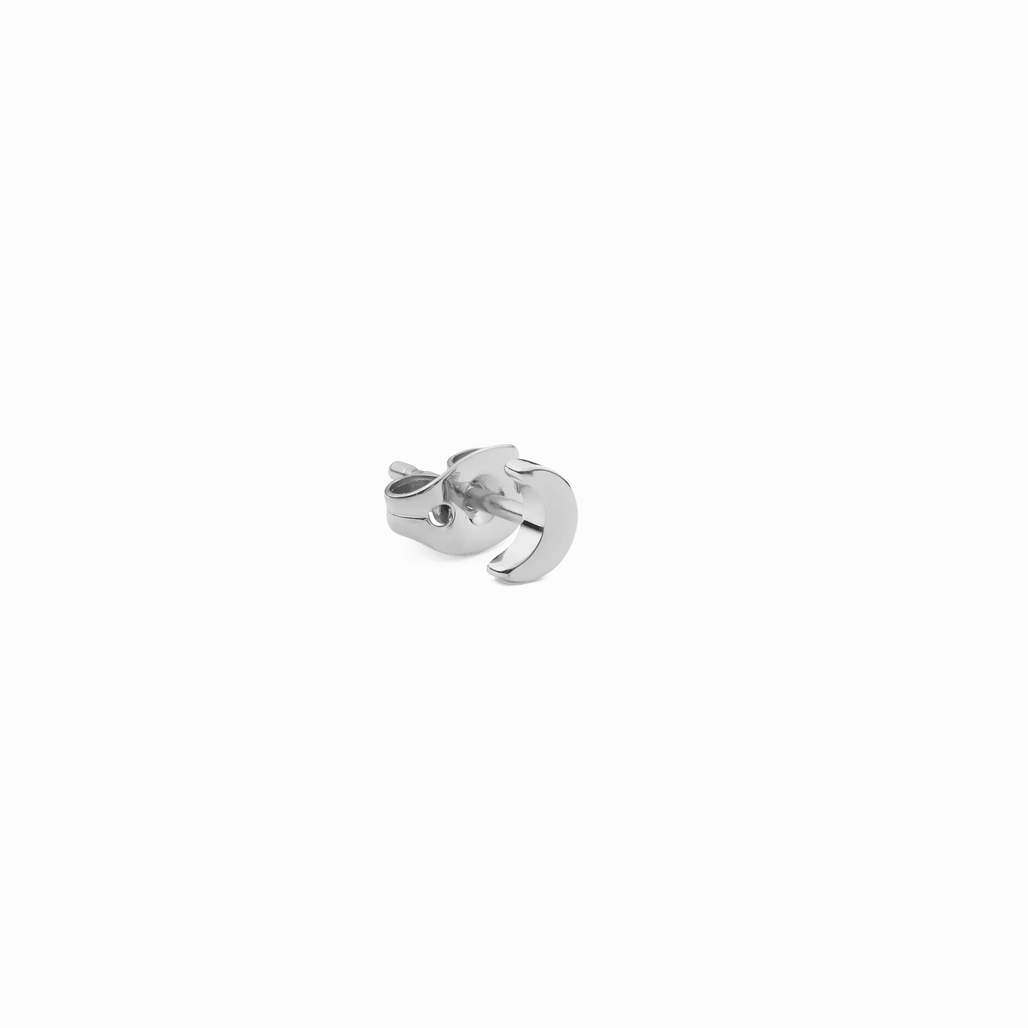 Moon Stud Silver