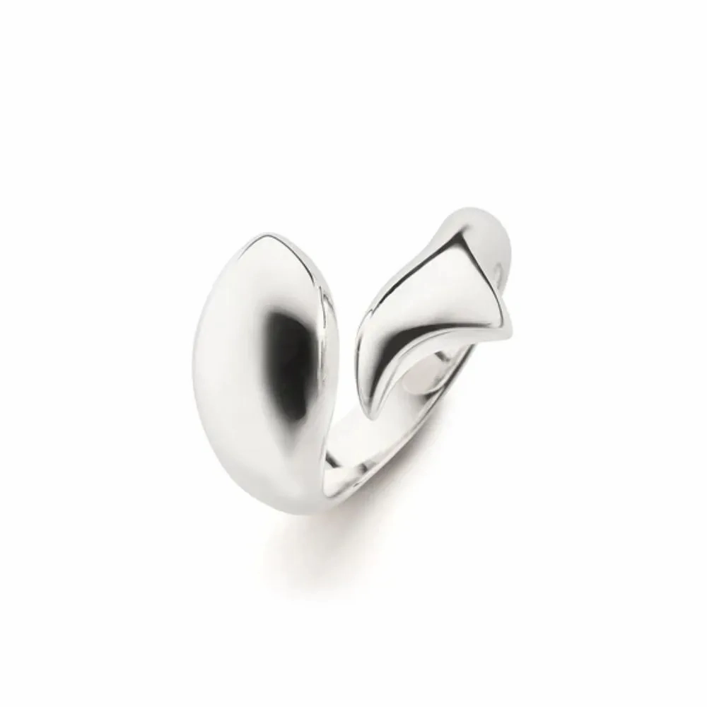 MRK &quot;Perseverance&quot; Fish Sterling Silver Ring SZ 8