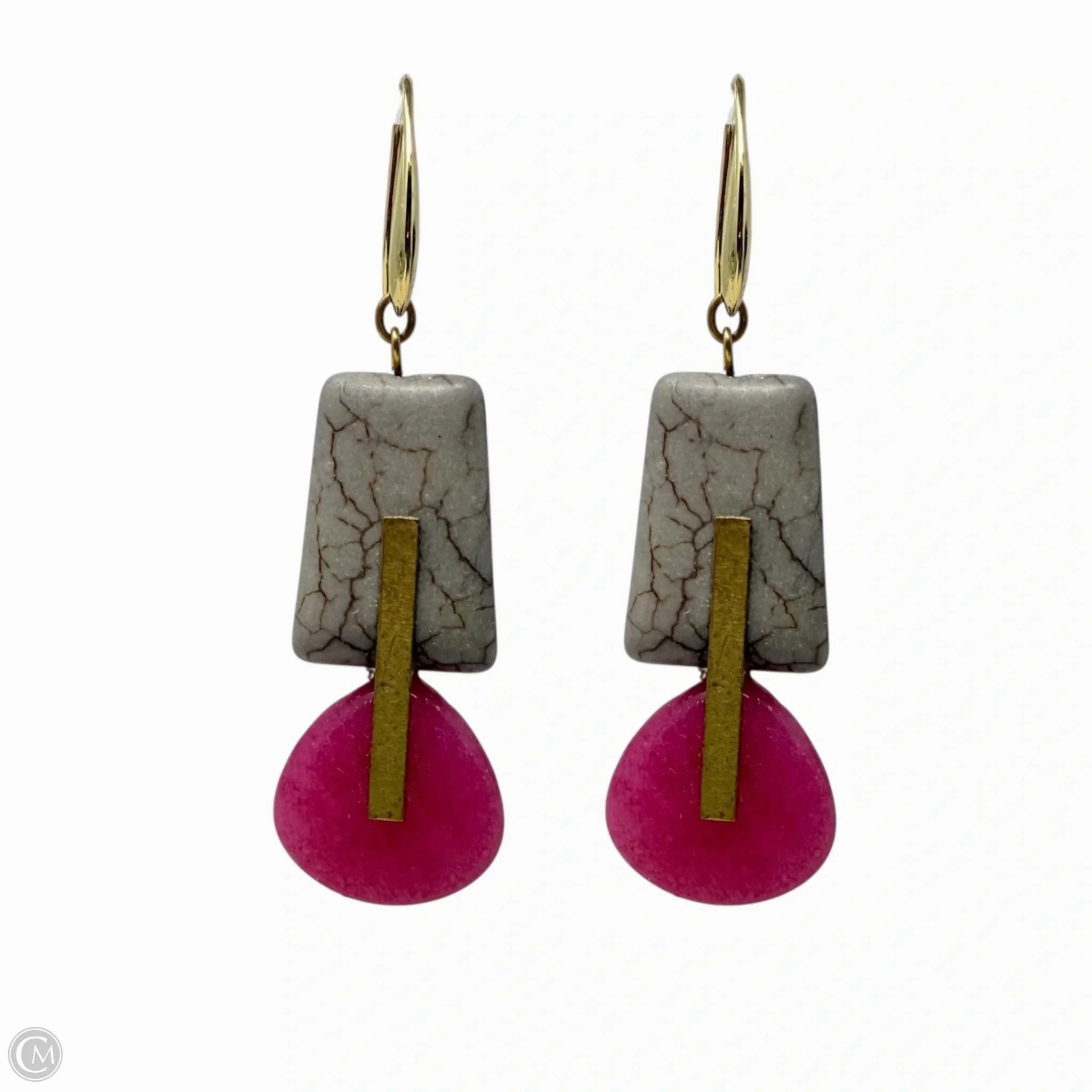 Multi Stone Drop Earrings