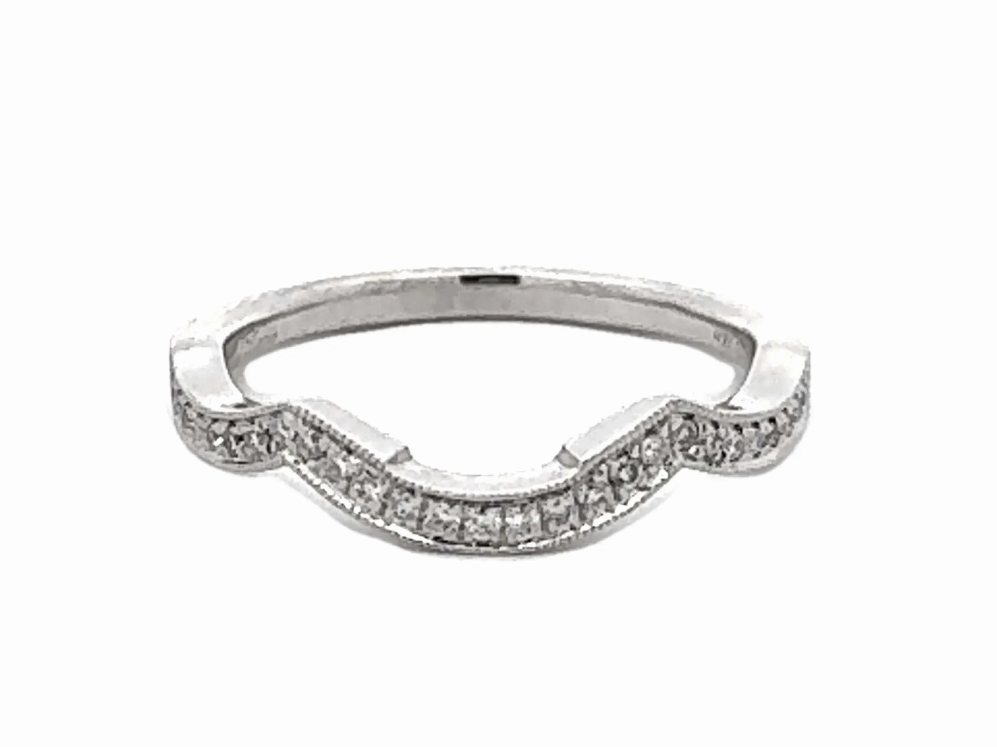 Neil Lane Diamond Engagement Ring and Matching Band 14k White Gold