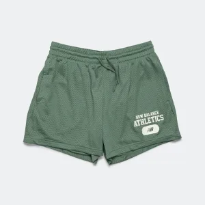New Balance Clothing Sport Essentials Mesh Graphic Short 5 - Dark Juniper
