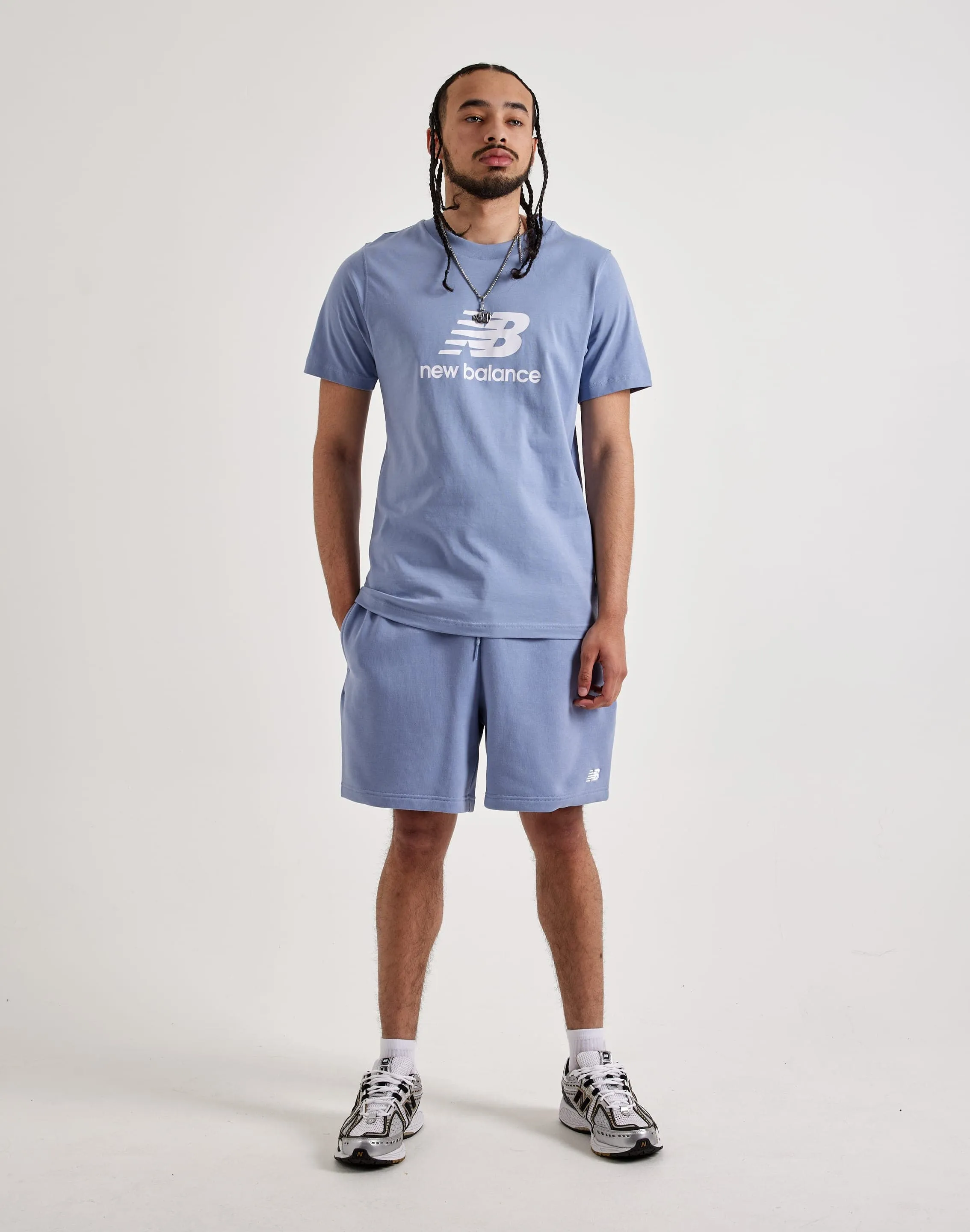 New Balance Essentials Stacked Logo Tee