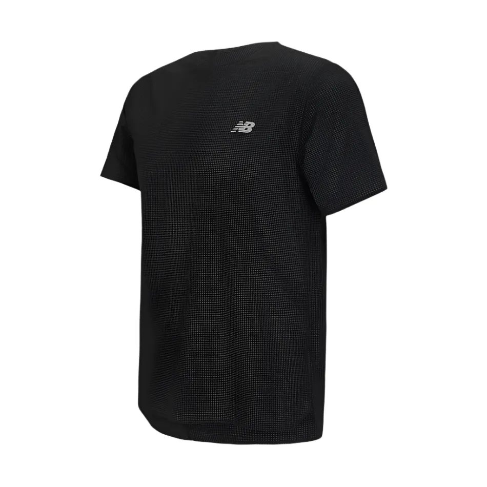 New Balance Men's Race Day Ultralight T-Shirt in Black SS25