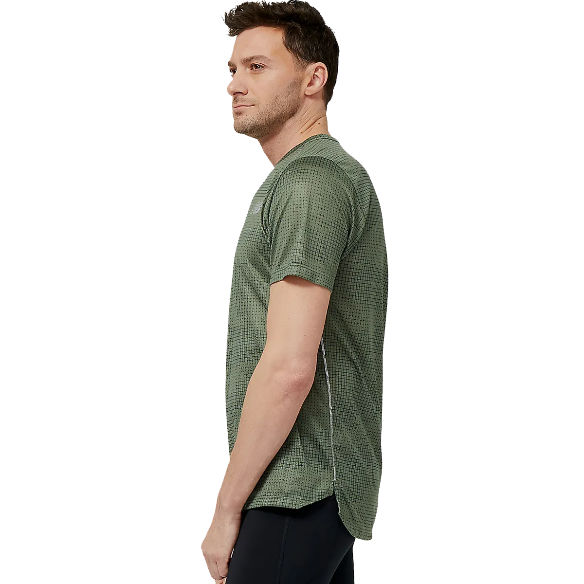 New Balance Men's Run For Life Printed Impact Run Short Sleeve
