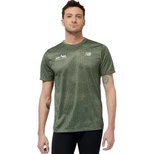 New Balance Men's Run For Life Printed Impact Run Short Sleeve