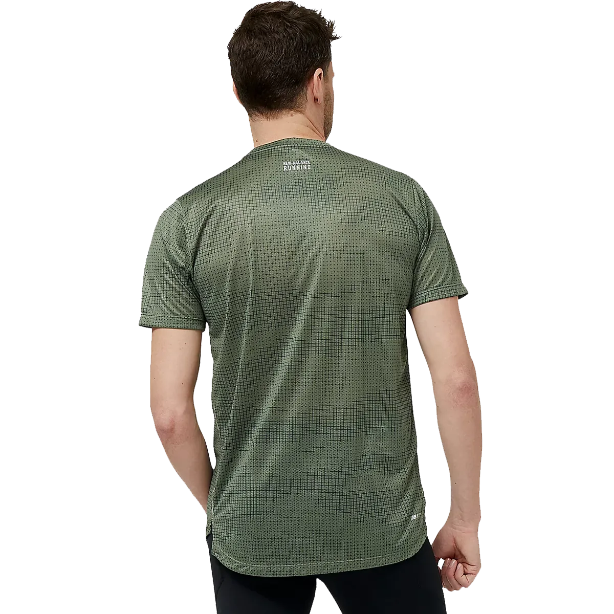 New Balance Men's Run For Life Printed Impact Run Short Sleeve