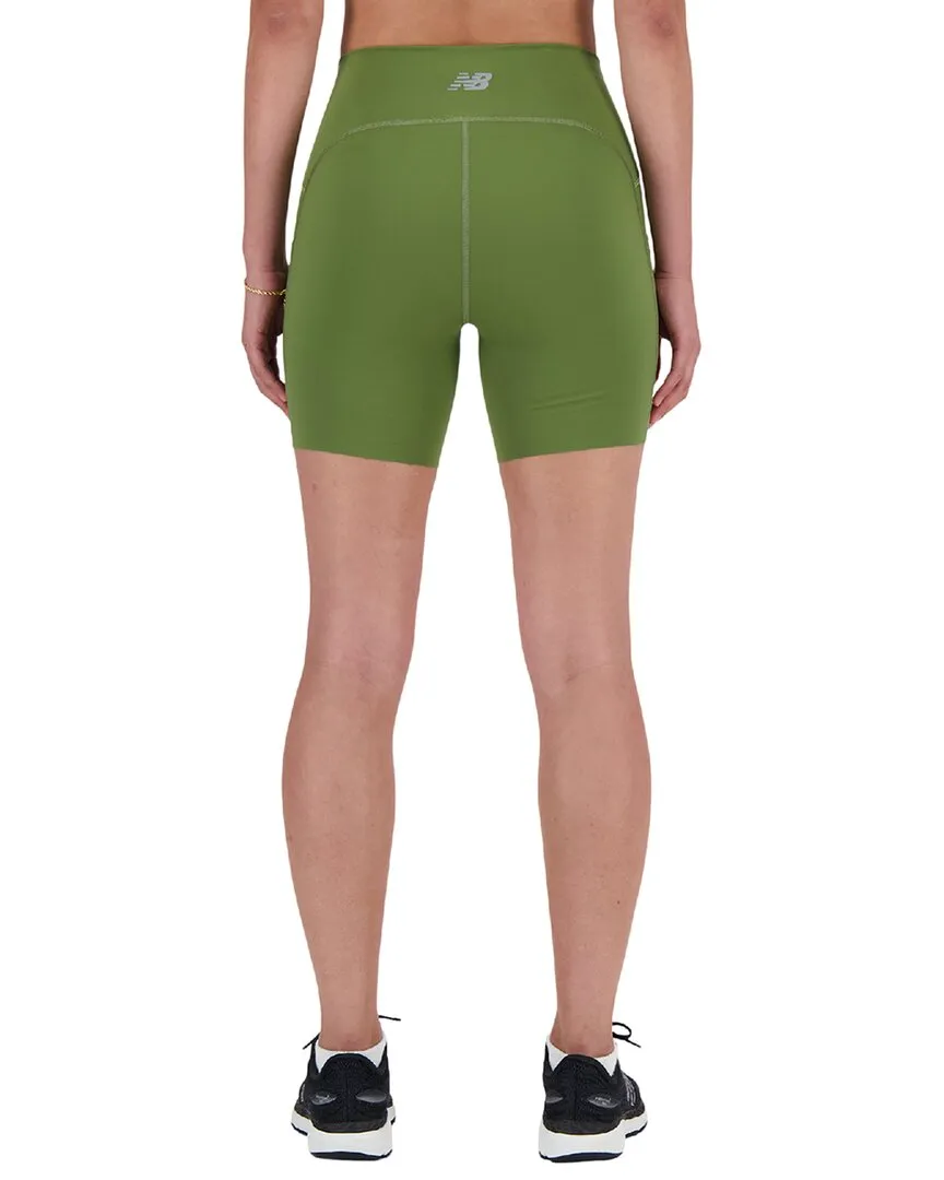 New Balance Nb Sleek Pocket High Rise Short