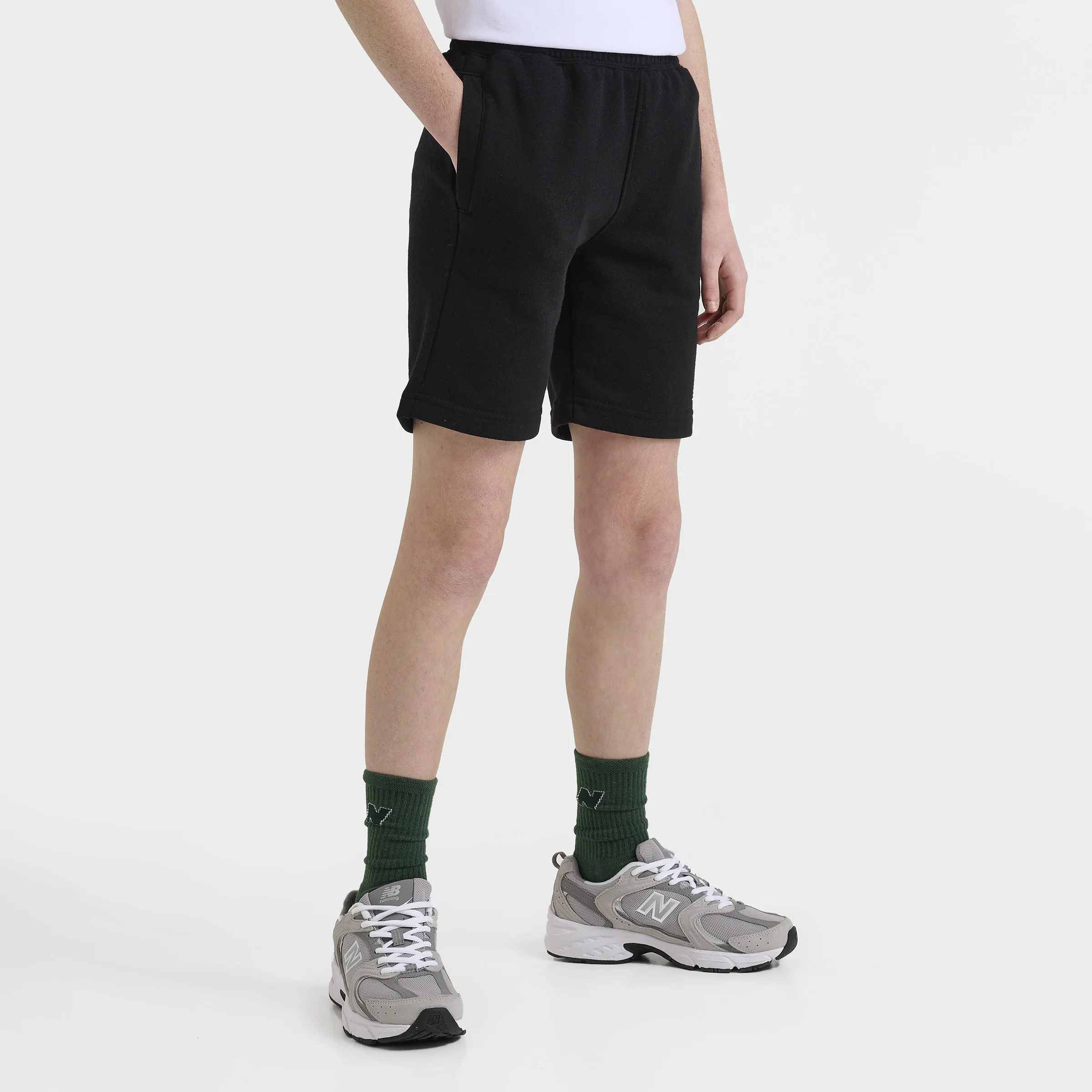 New Balance New Balance Junior Boys' Small Logo Shorts / Black
