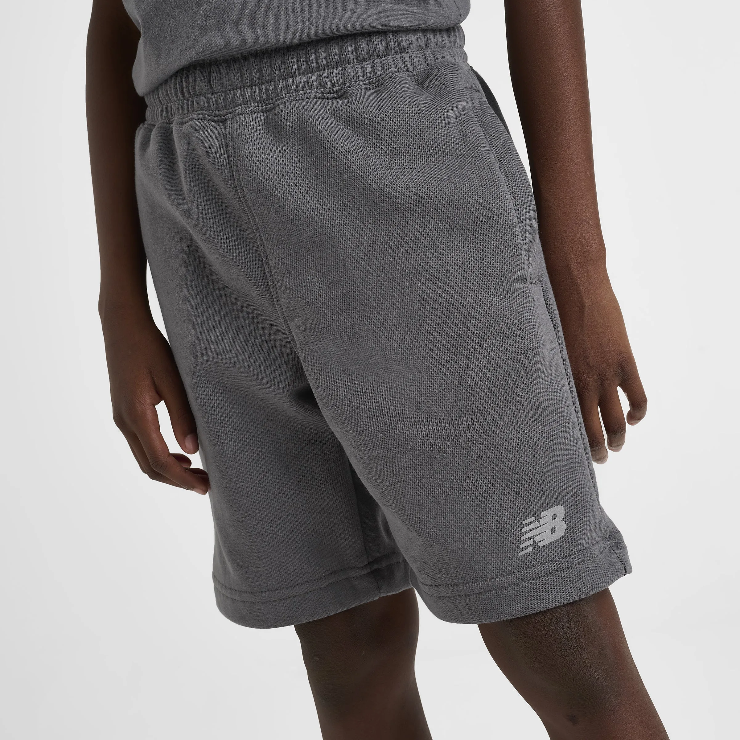 New Balance New Balance Junior Boys' Small Logo Shorts / Castle Rock