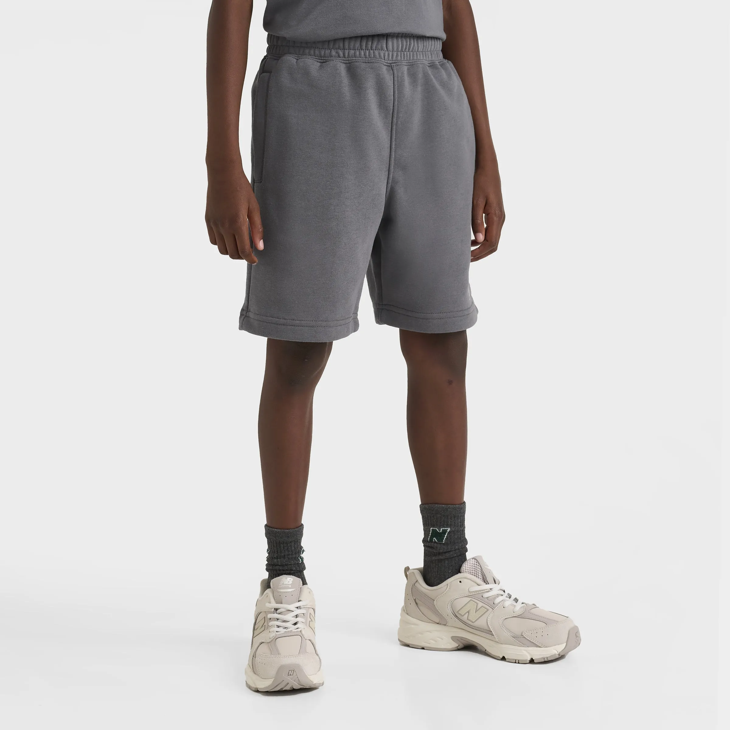 New Balance New Balance Junior Boys' Small Logo Shorts / Castle Rock