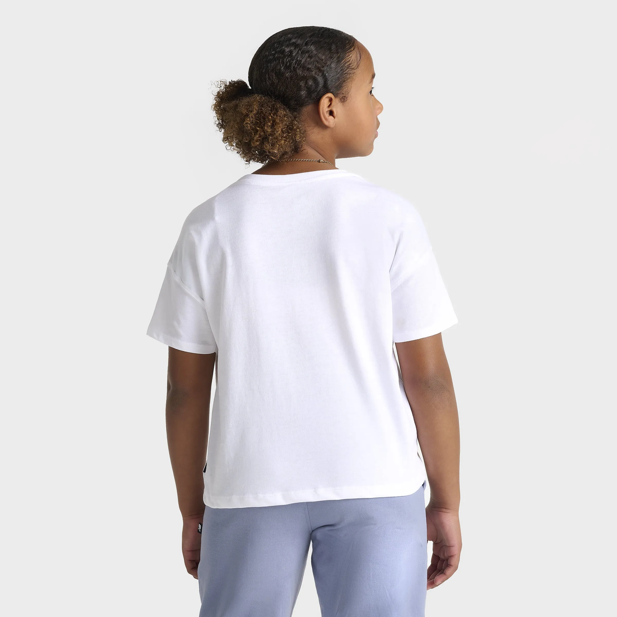New Balance New Balance Junior Girls' Boxy Graphic Tee / White