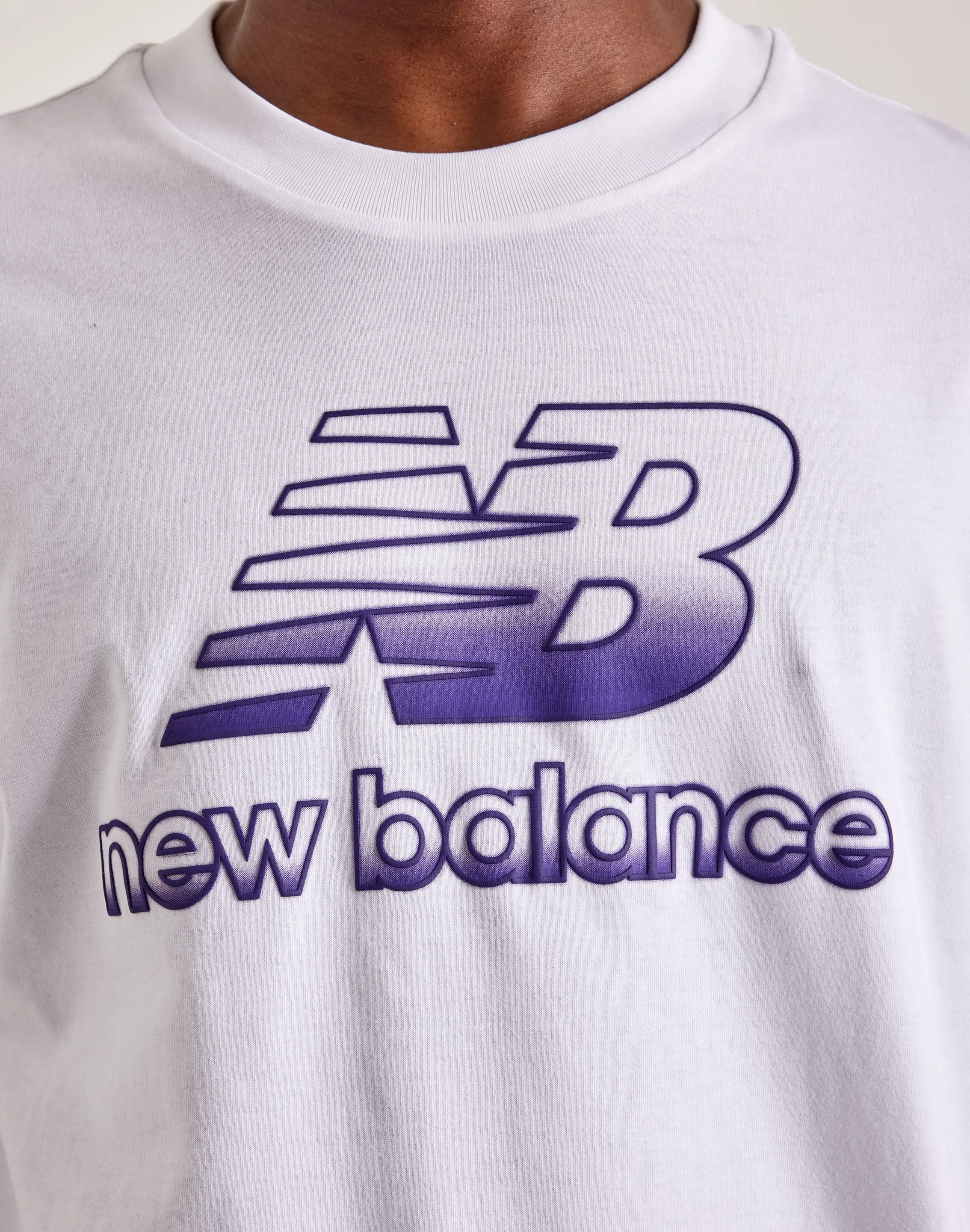 New Balance Stacked Logo Tee