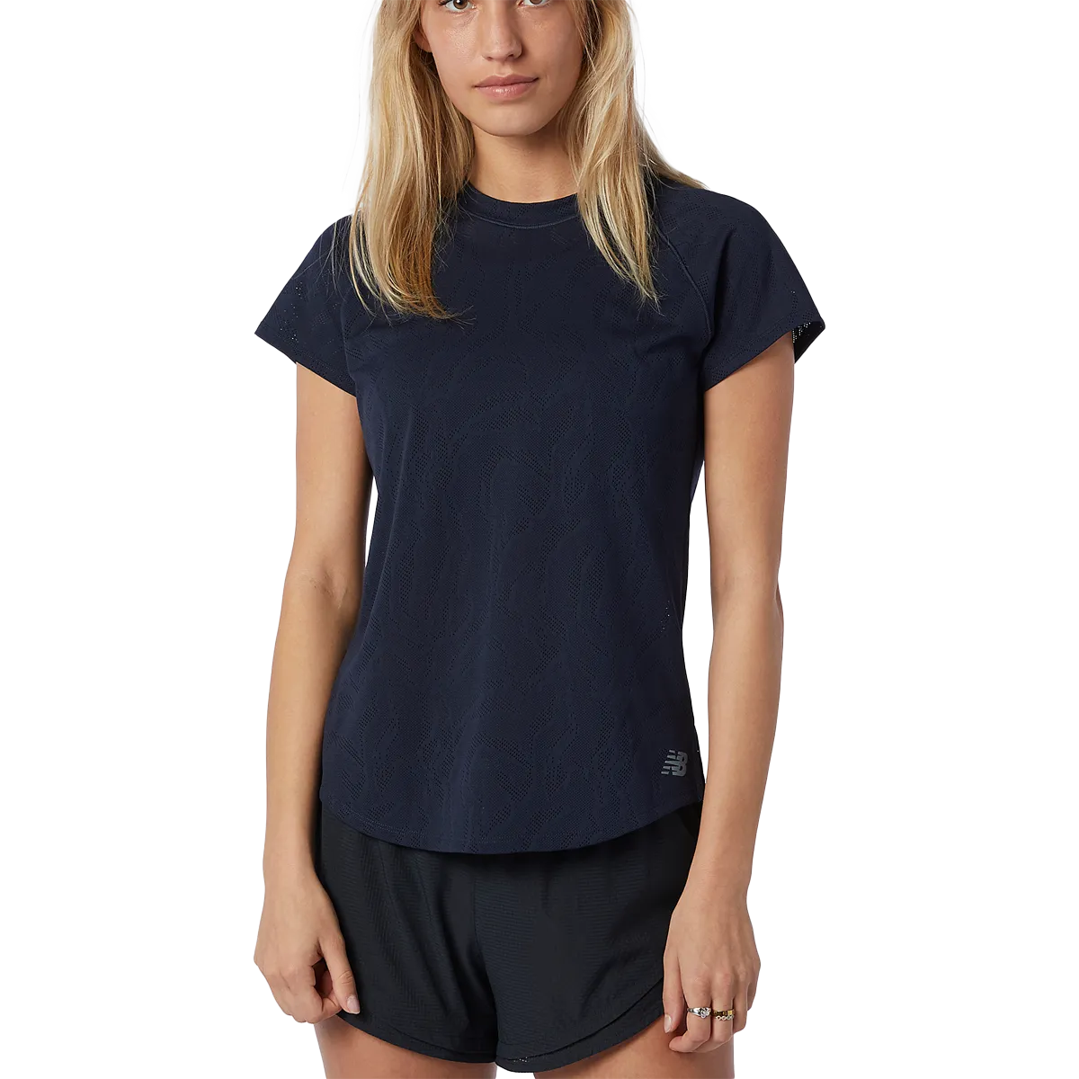 New Balance Women's NYC Half Q Speed Fuel Jacquard Short Sleeve