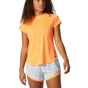 New Balance Women's NYC Half Q Speed Fuel Jacquard Short Sleeve
