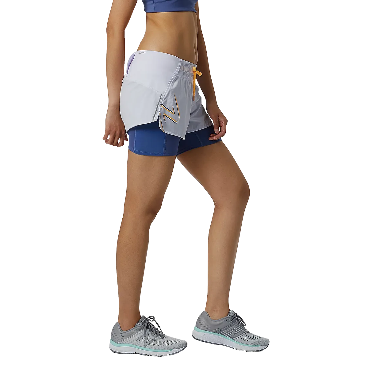 New Balance Women's Printed Impact 2-in-1 Short