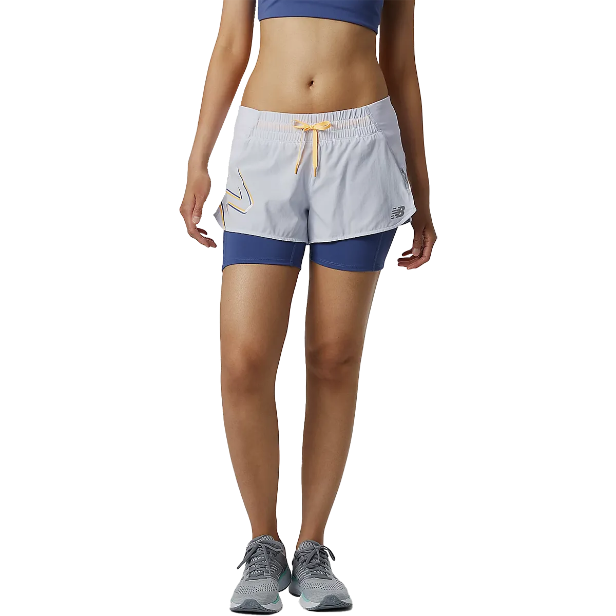 New Balance Women's Printed Impact 2-in-1 Short