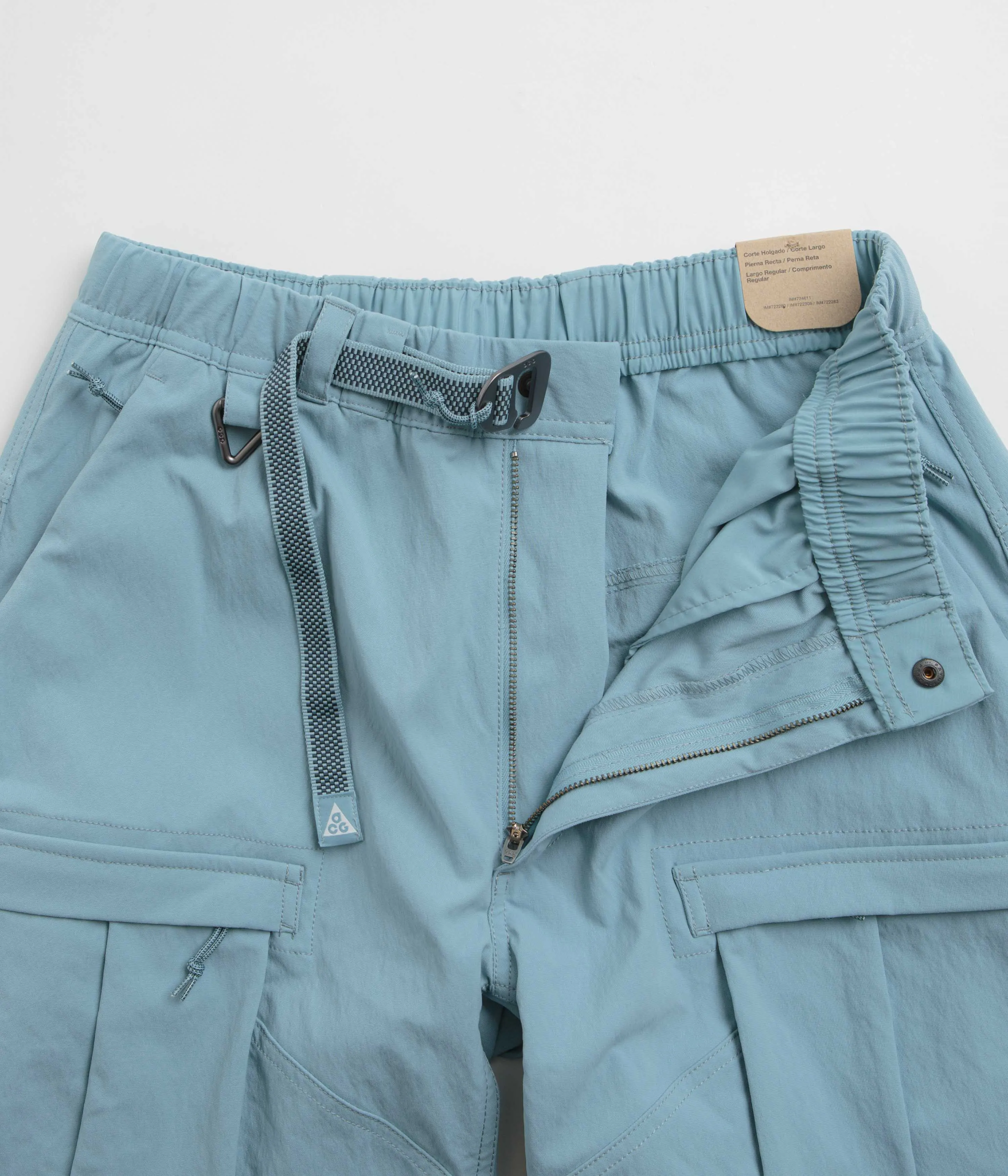 Nike ACG Smith Summit Cargo Pants - Denim Turquoise / Armory Navy / Summit White Nike ACG Outdoor Clothing