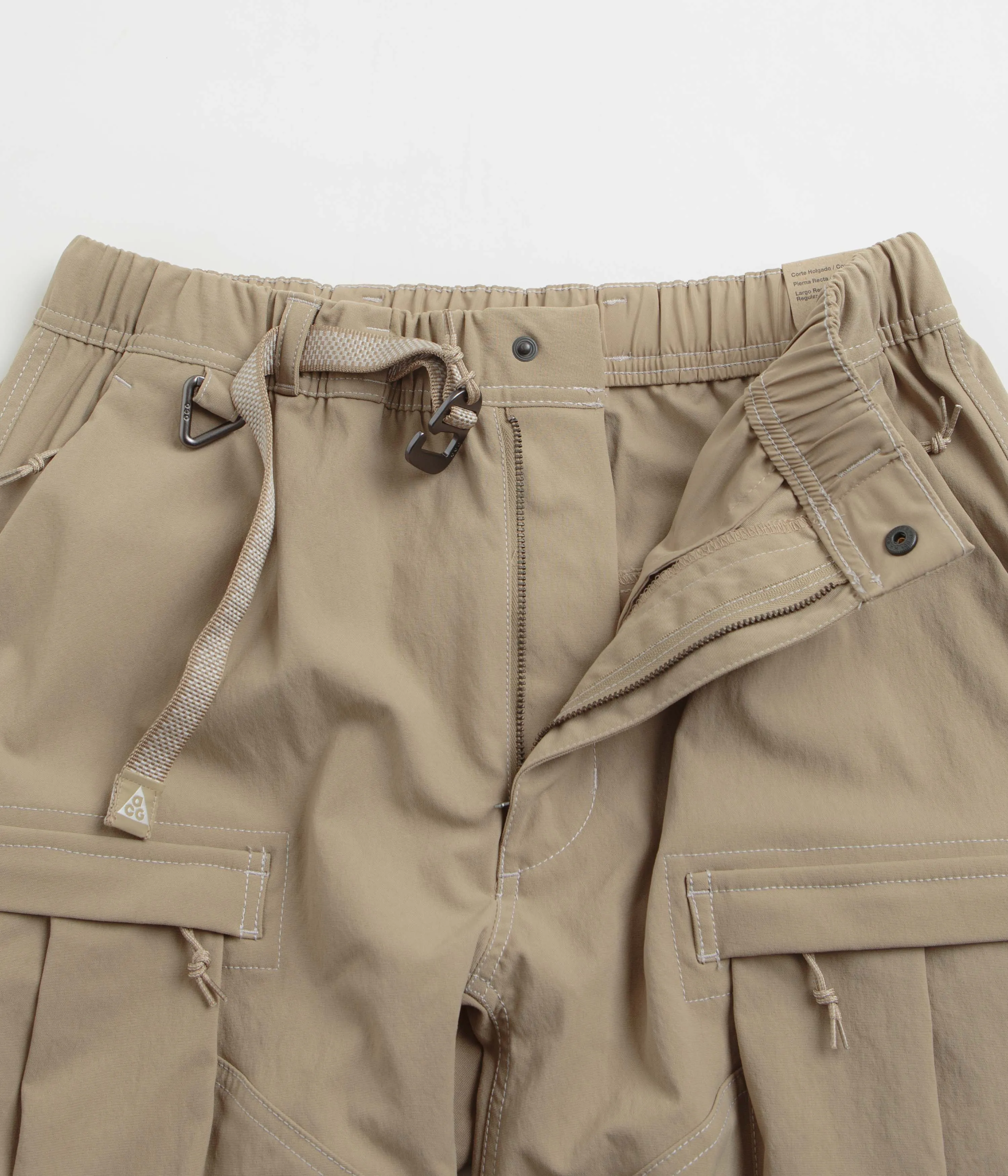 Nike ACG Smith Summit Cargo Pants - Khaki / Light Iron Ore / Summit White Nike ACG Outdoor Clothing