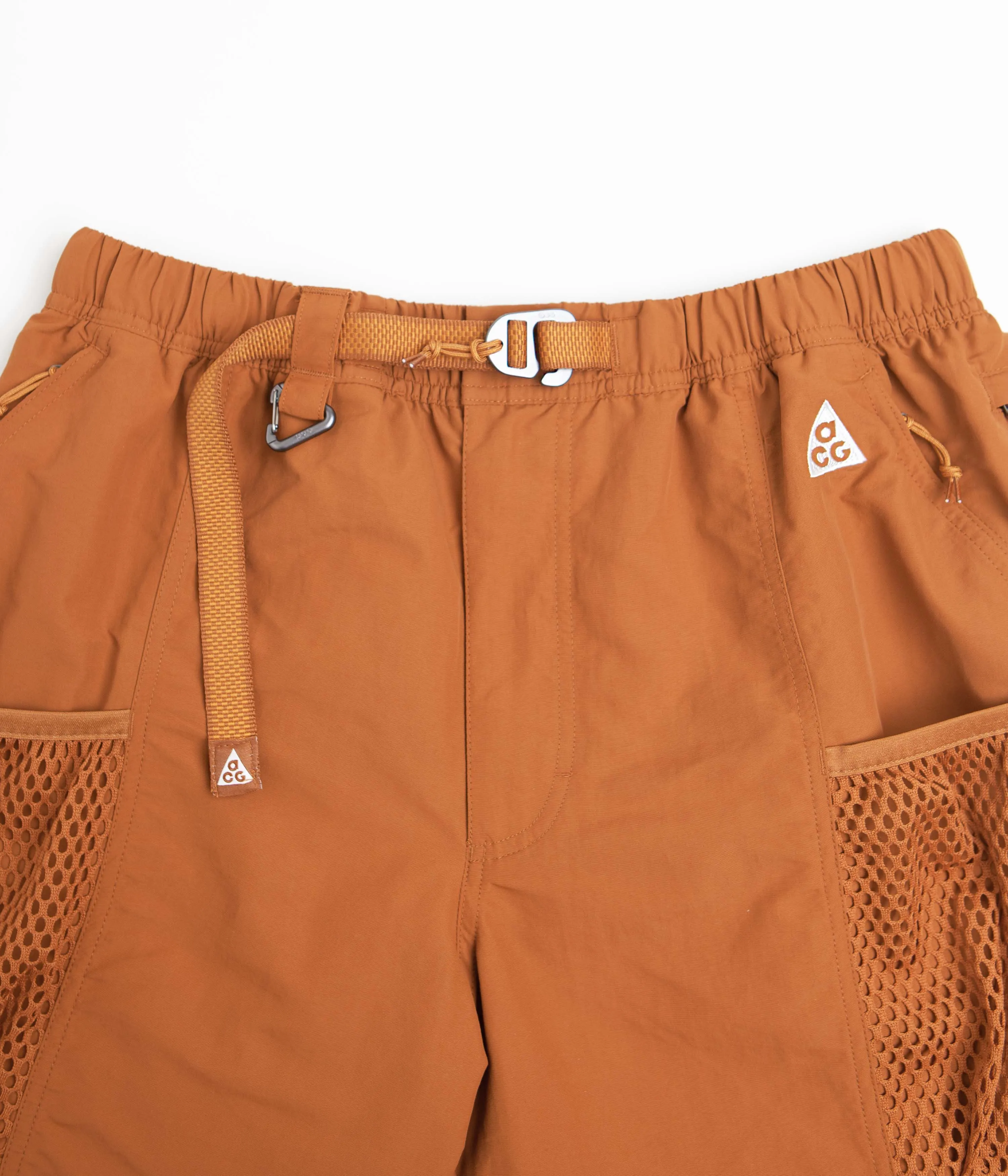 Nike ACG Snowgrass Cargo Shorts - Dark Russet / Monarch / Summit White Nike ACG Outdoor Clothing