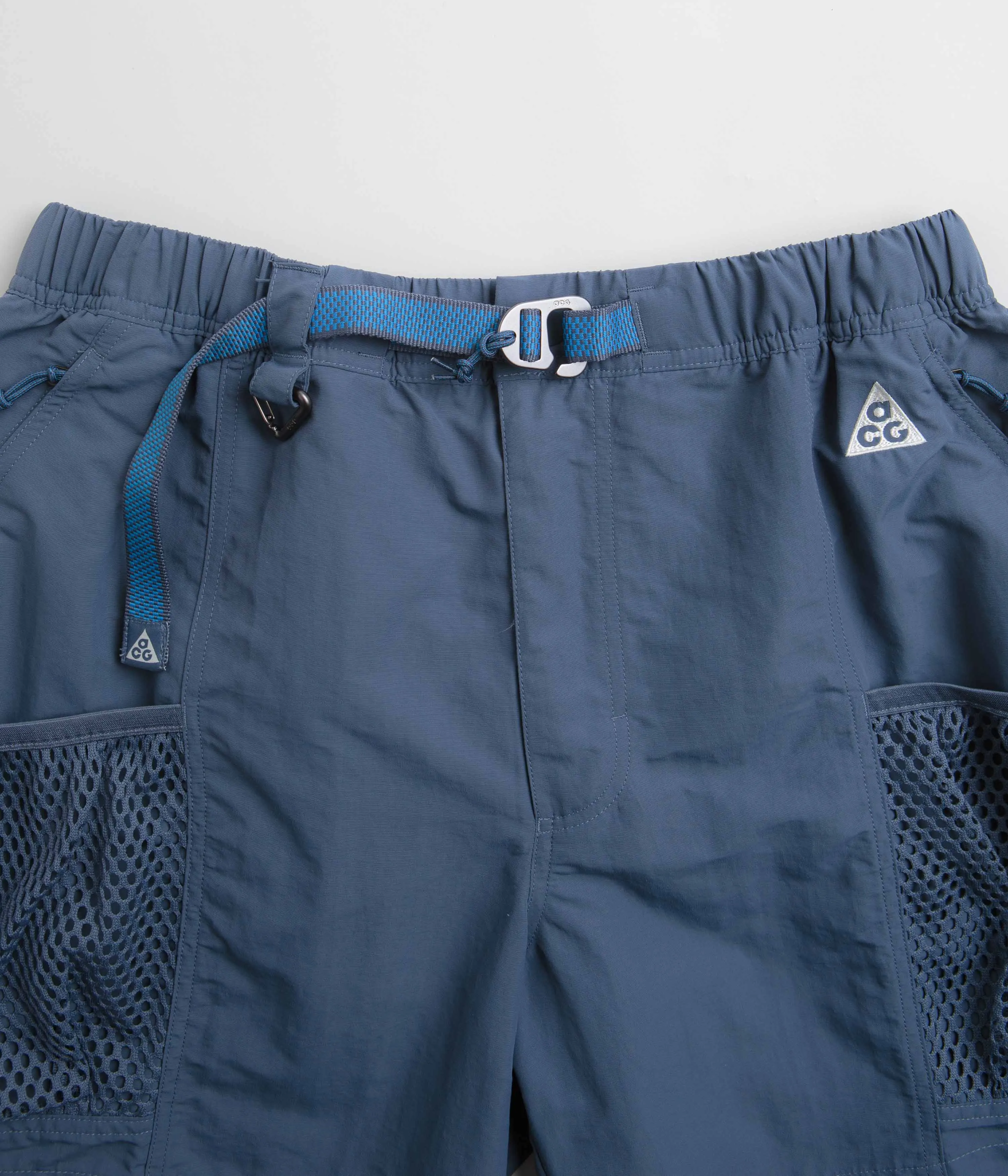 Nike ACG Snowgrass Cargo Shorts - Diffused Blue / Summit White Nike ACG Outdoor Clothing