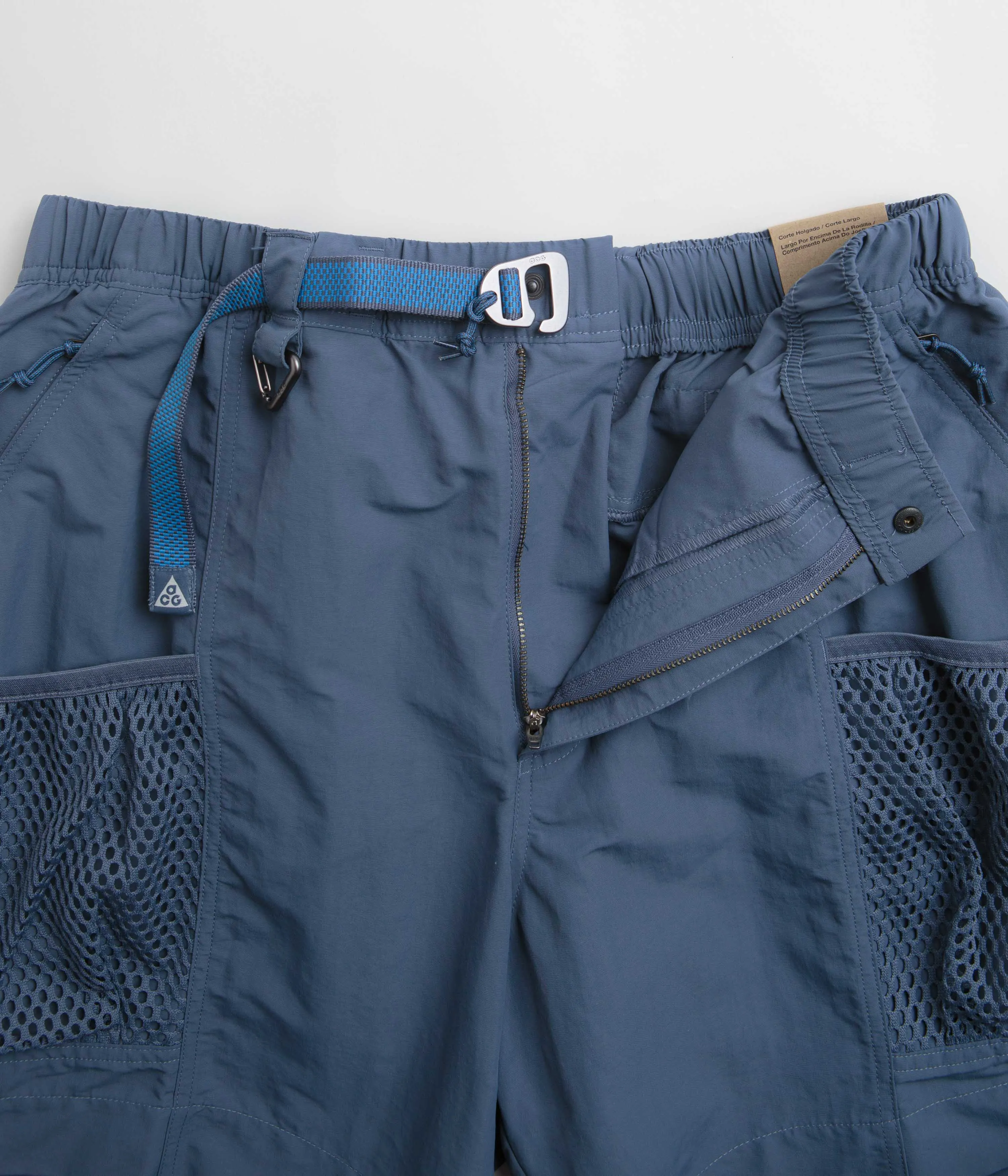 Nike ACG Snowgrass Cargo Shorts - Diffused Blue / Summit White Nike ACG Outdoor Clothing