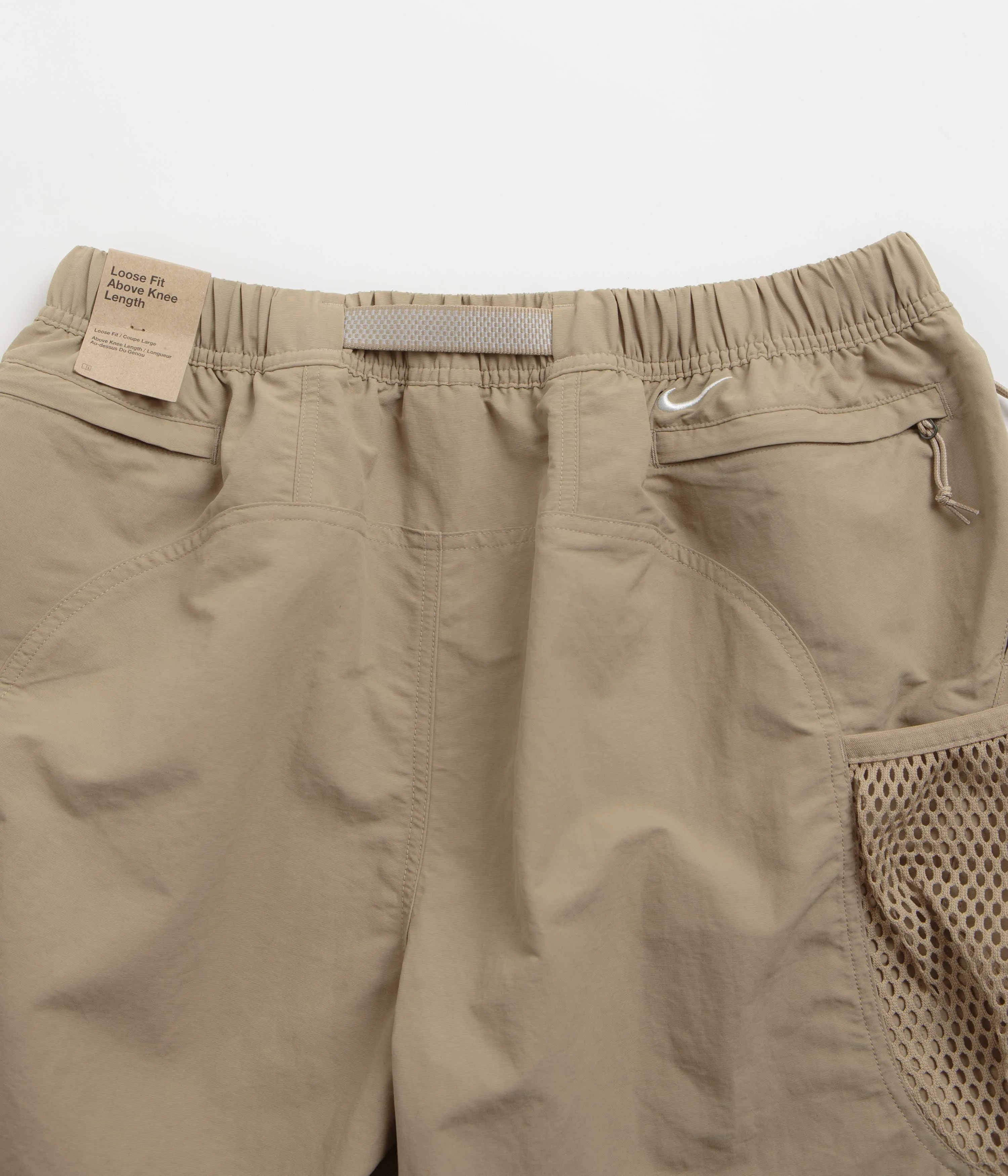 Nike ACG Snowgrass Cargo Shorts - Khaki / Light Iron Ore / Summit White Nike ACG Outdoor Clothing