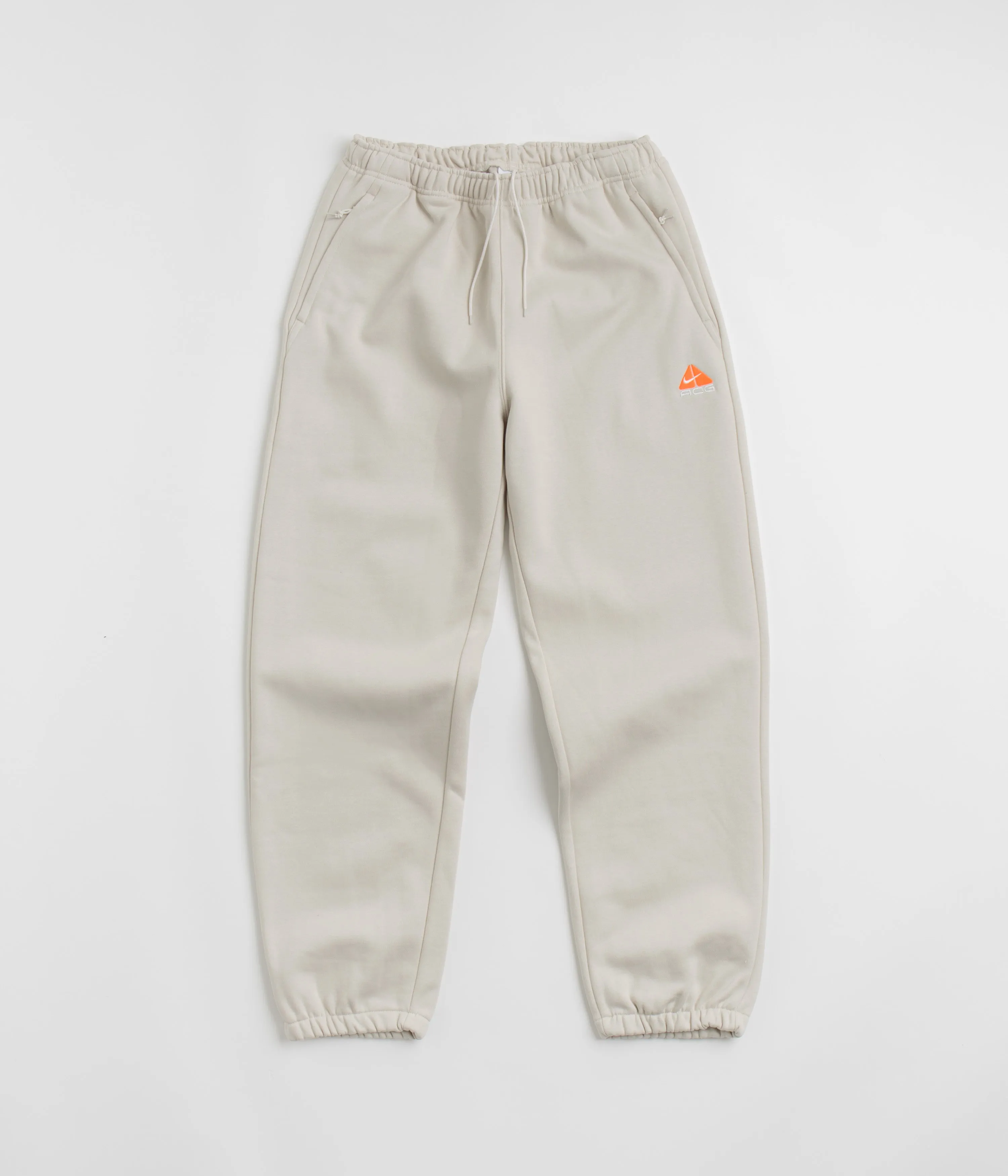 Nike ACG Tuff Fleece Lungs Pants - Light Orewood Brown / Hyper Crimson Nike ACG Outdoor Clothing