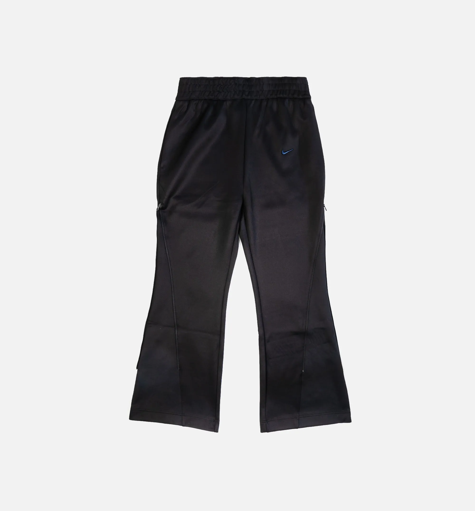 Nike Clothing NSW Mid Rise Zip Flared Womens Pants - Black/Navy