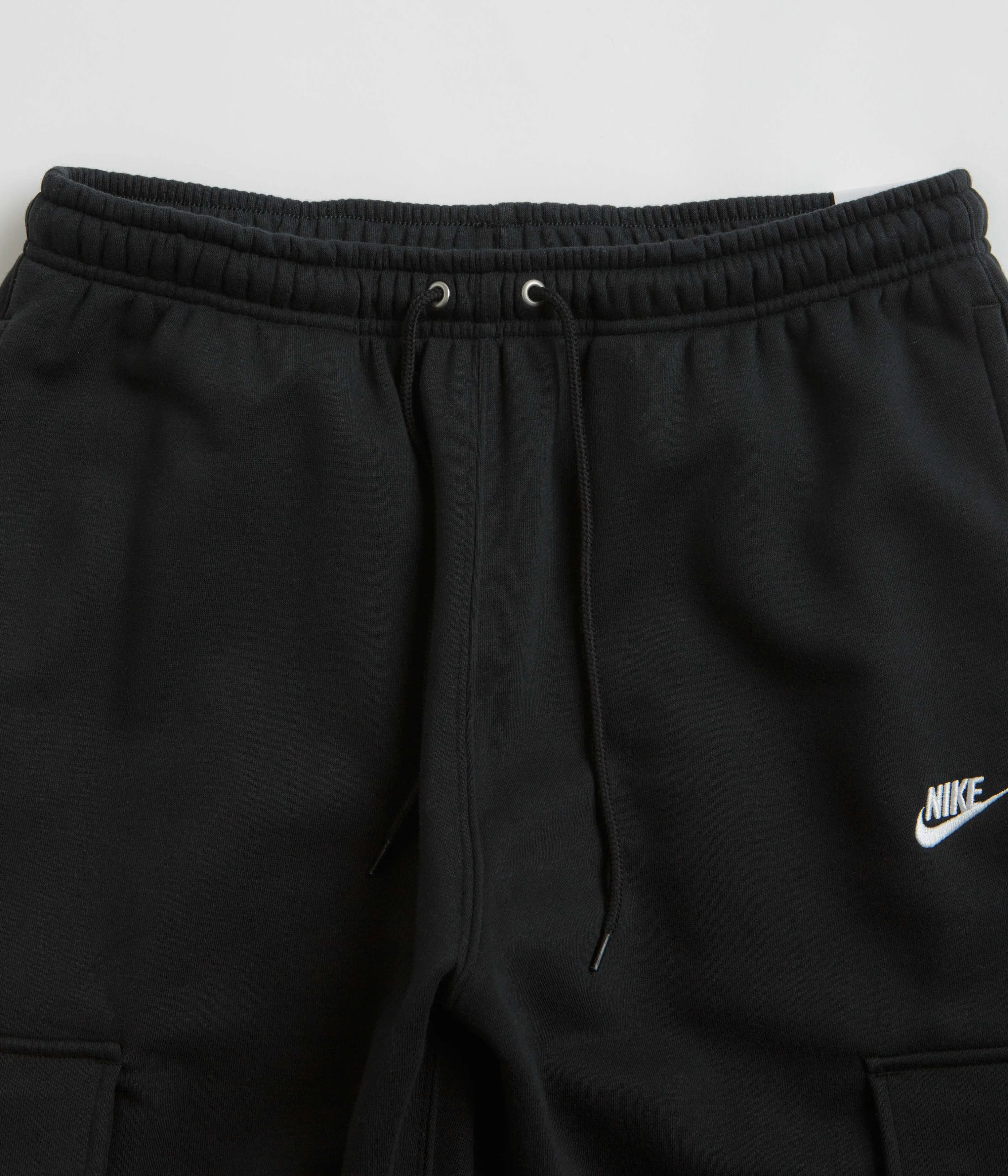 Nike Club Cargo Pants - Black / Black / White Nike Sportswears