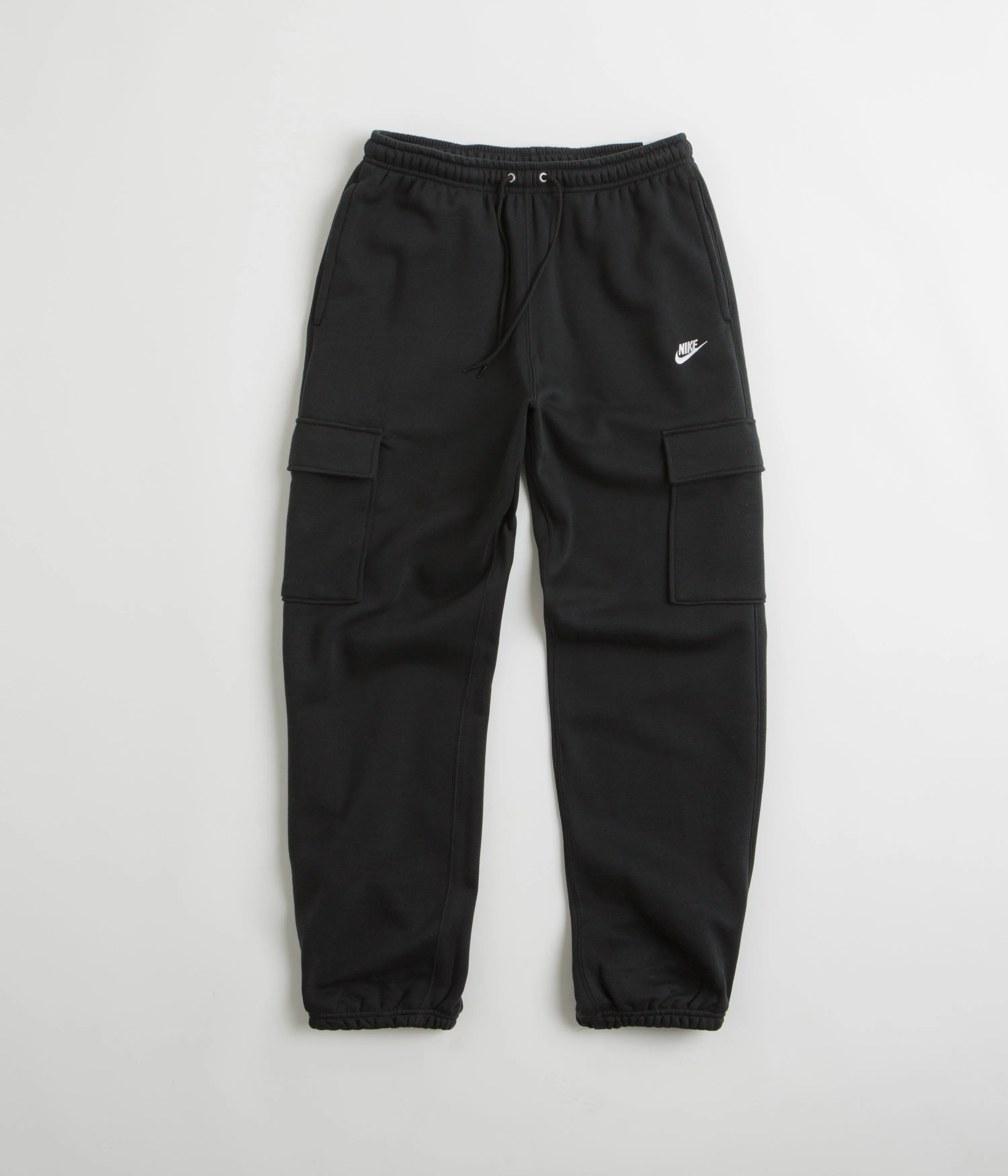 Nike Club Cargo Pants - Black / Black / White Nike Sportswears